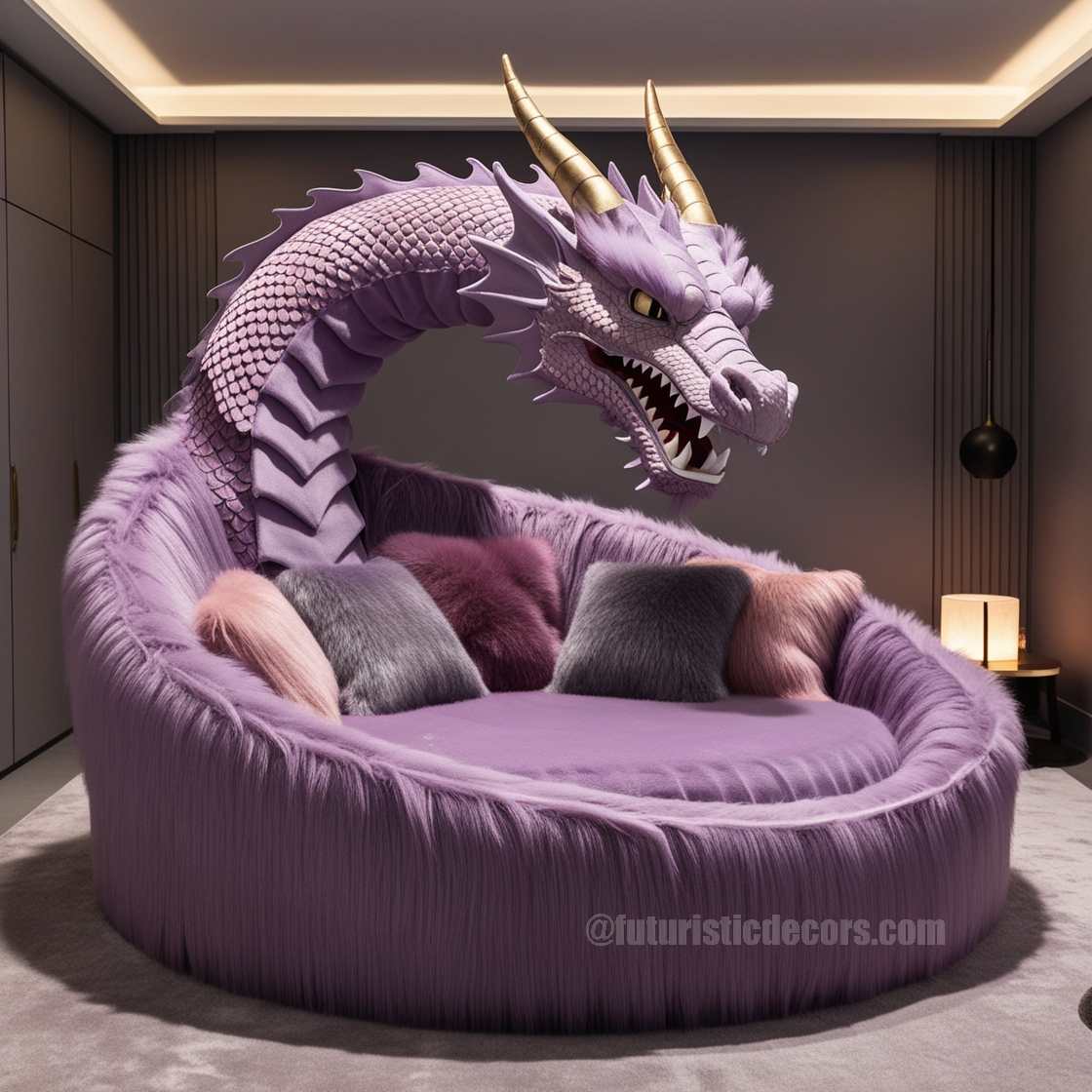 Fur Dragon Lounger