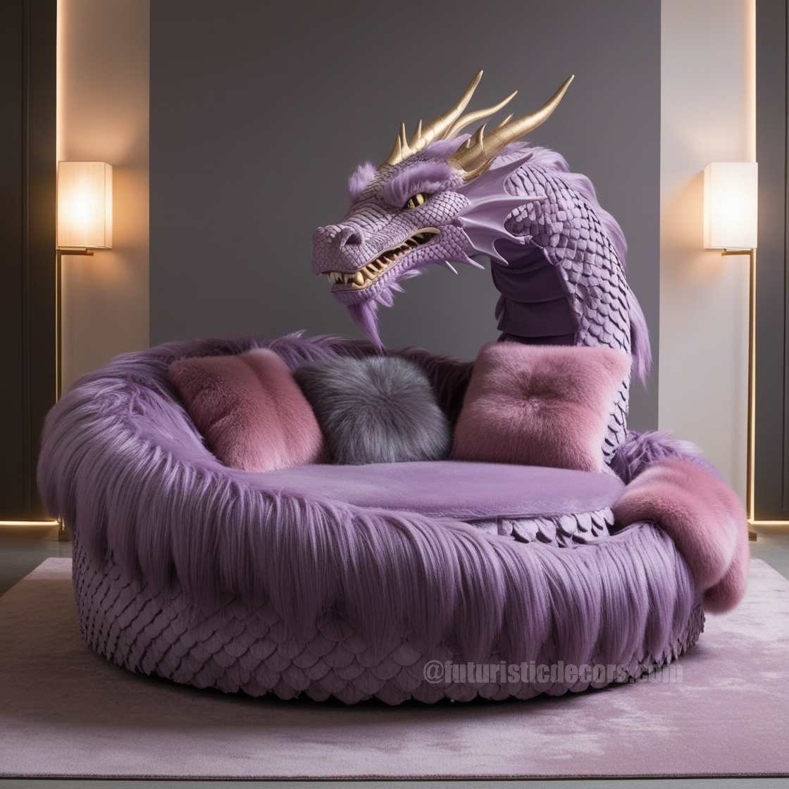 Fur Dragon Lounger