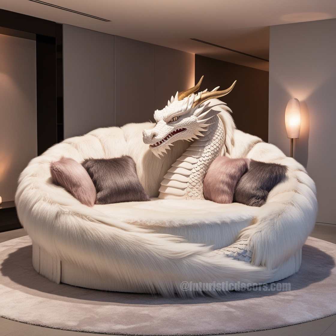 Fur Dragon Lounger