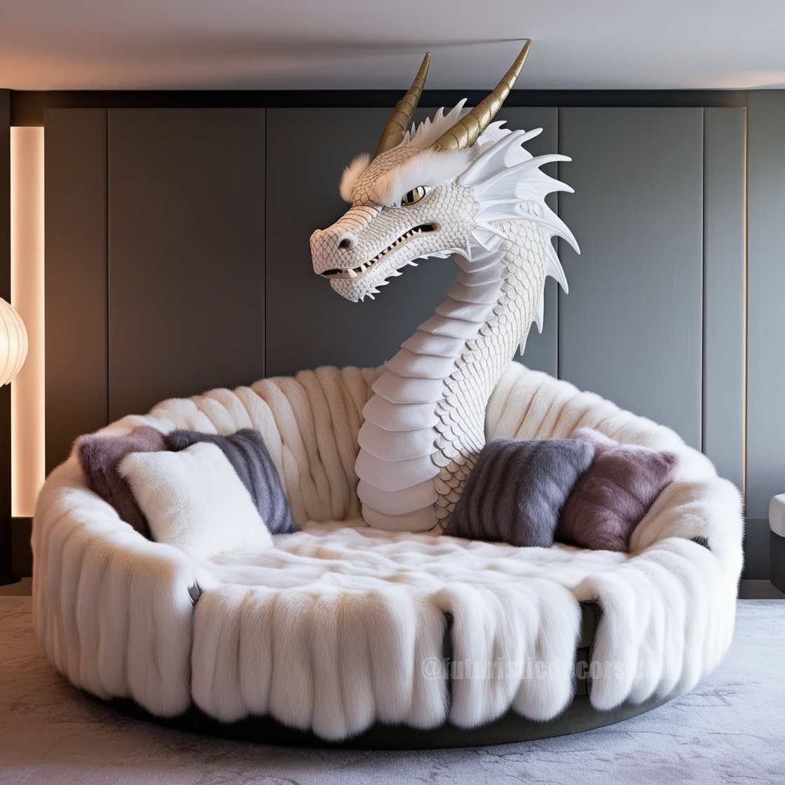 Fur Dragon Lounger