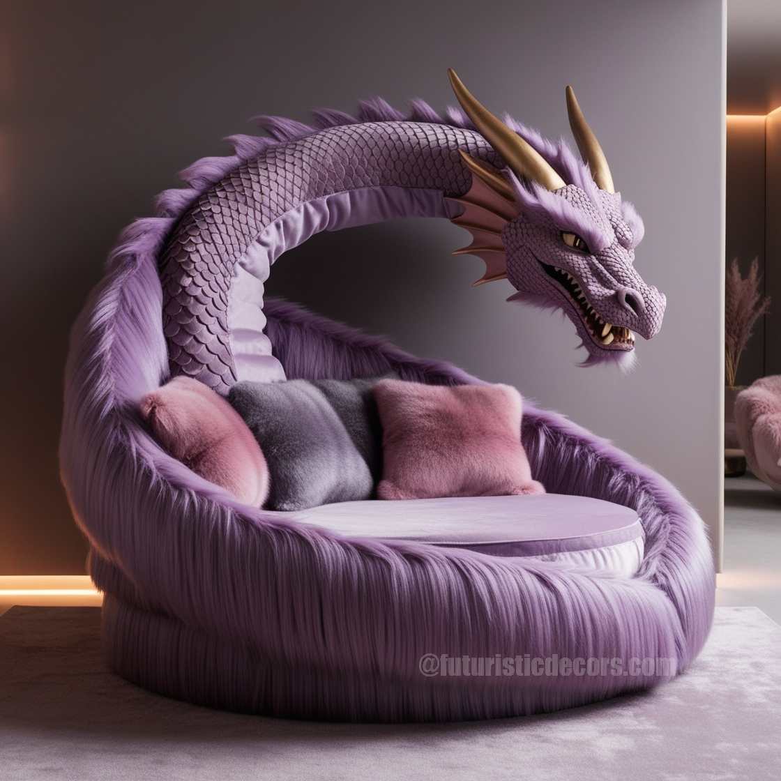 Fur Dragon Lounger