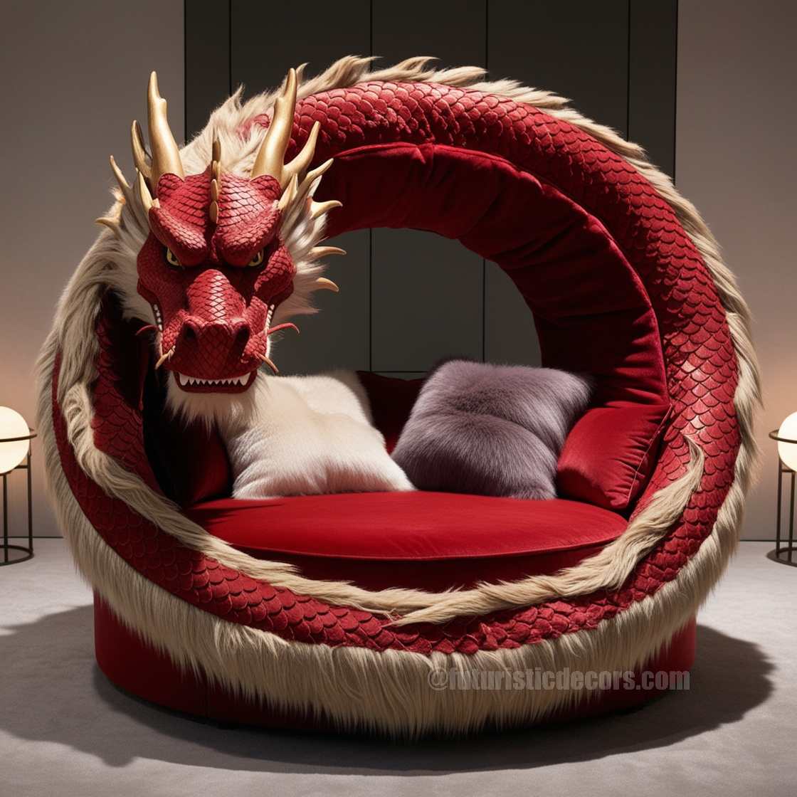 Fur Dragon Lounger