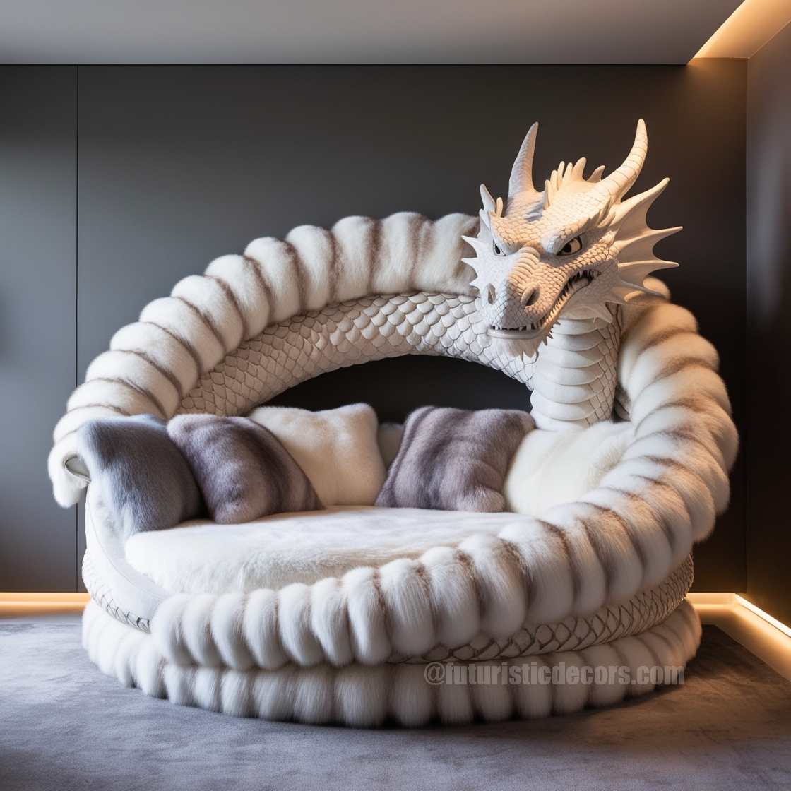 Fur Dragon Lounger