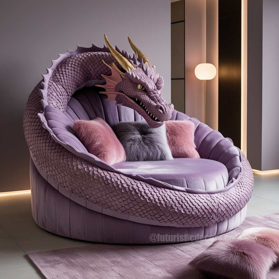 Fur Dragon Lounger