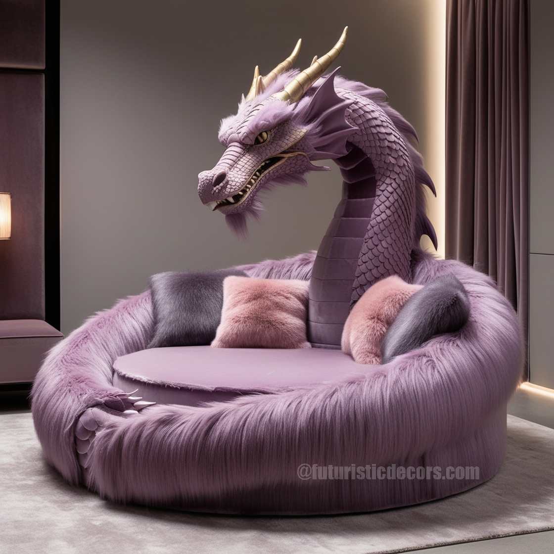 Fur Dragon Lounger