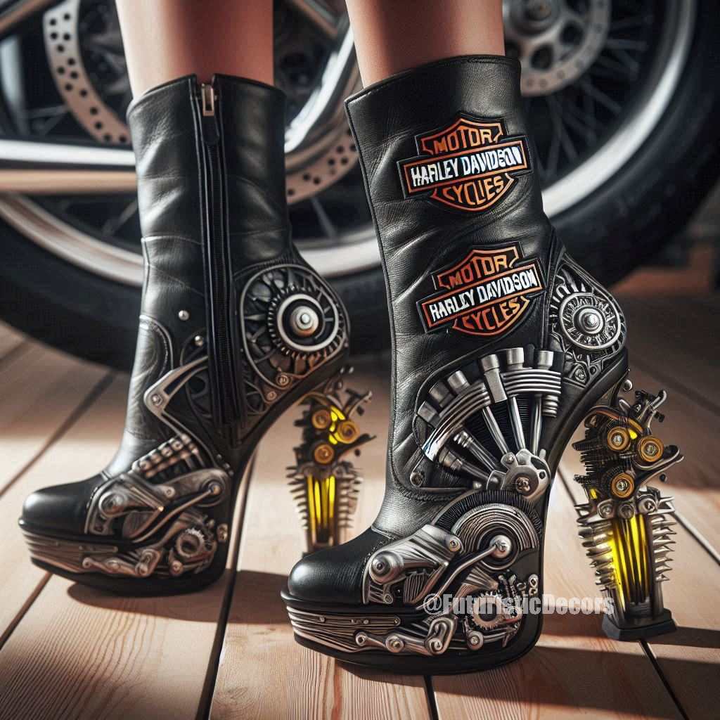 Harley Motorcycle Heels