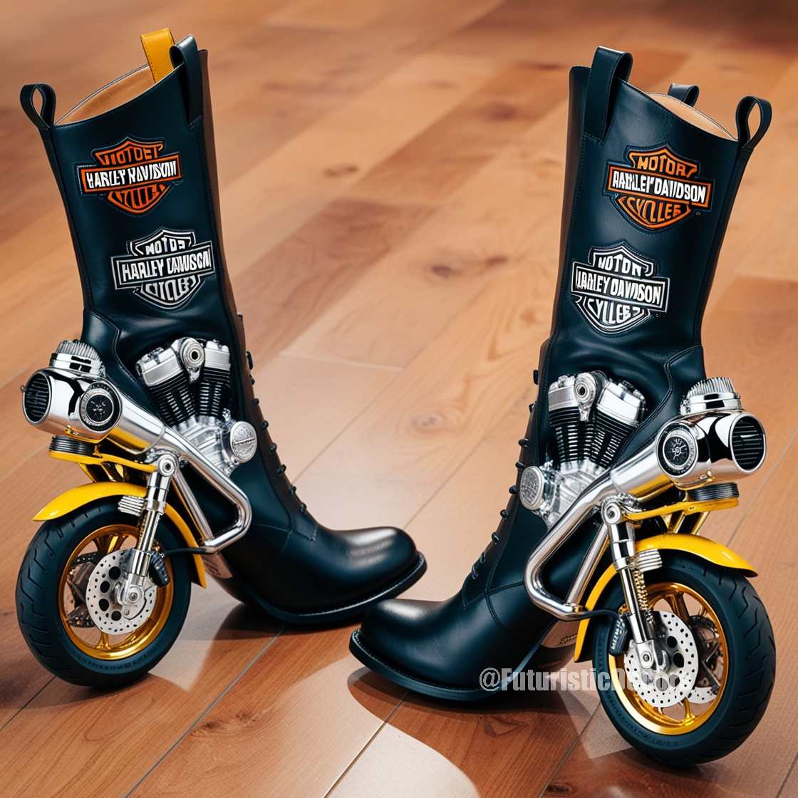 Harley Motorcycle Heels