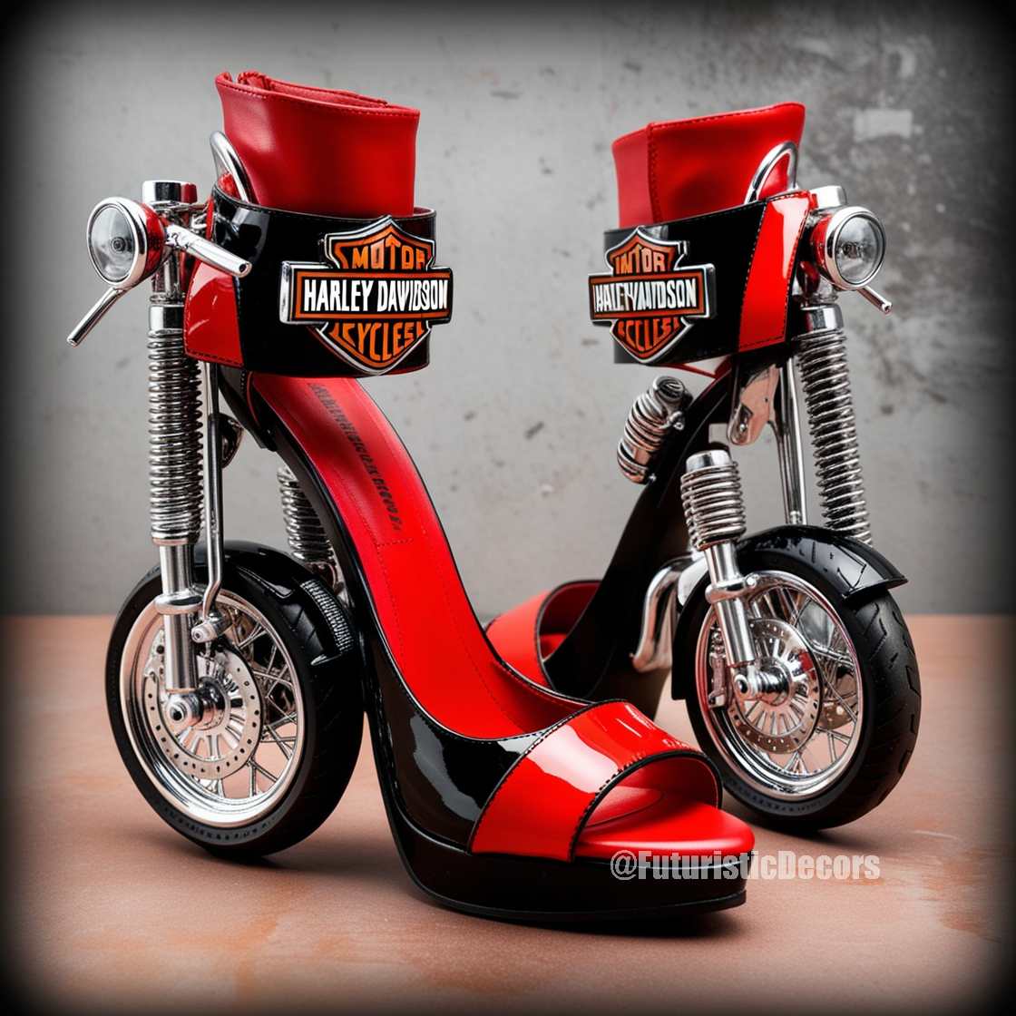 Harley Motorcycle Heels