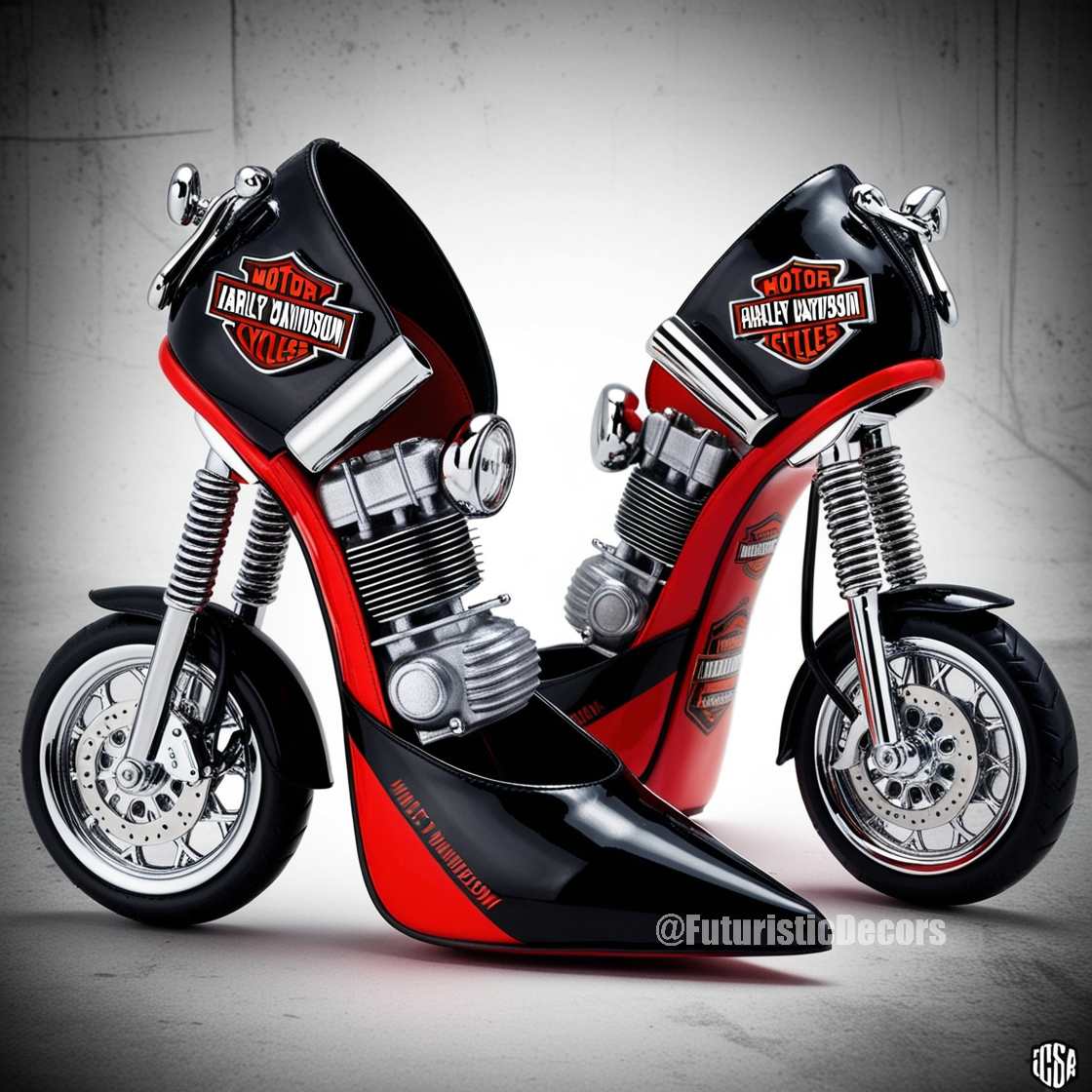 Harley Motorcycle Heels