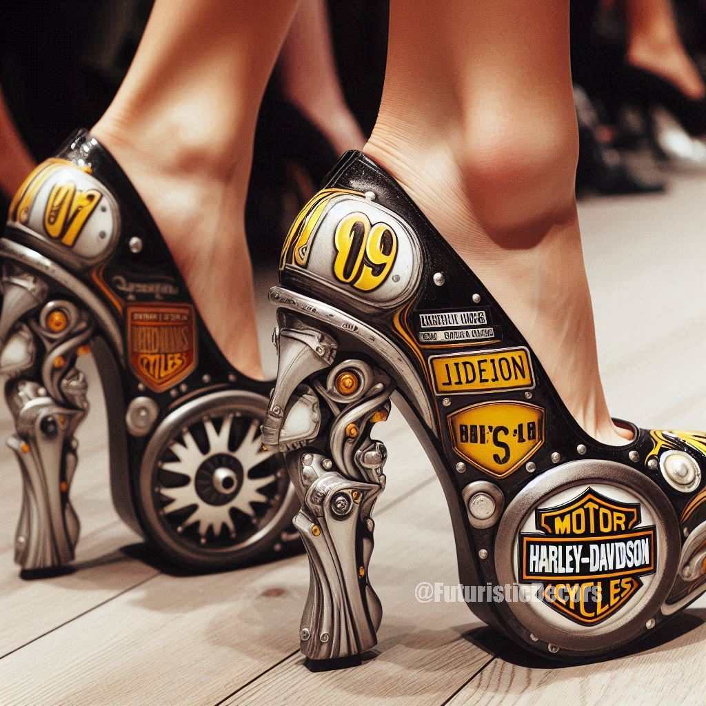 Harley Motorcycle Heels