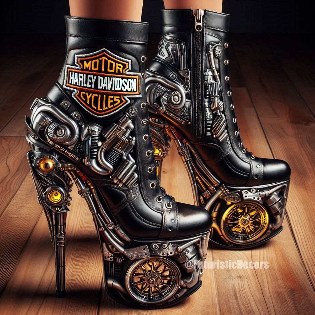 Harley Motorcycle Heels