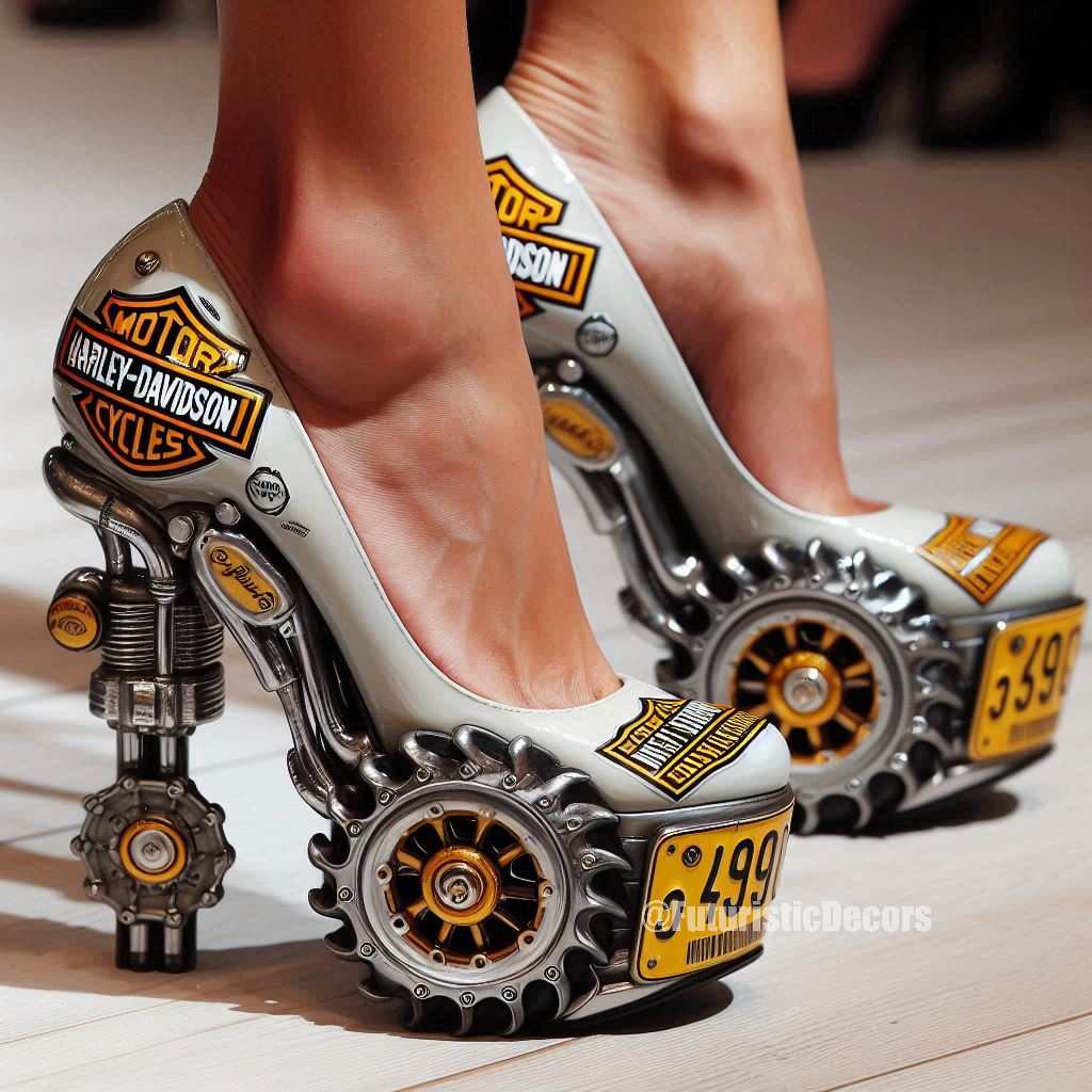 Harley Motorcycle Heels