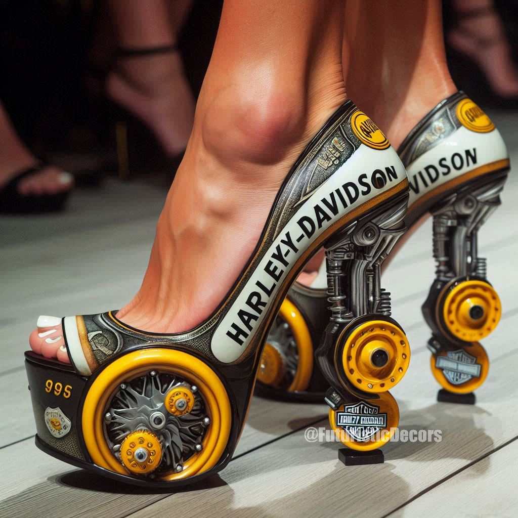 Harley Motorcycle Heels