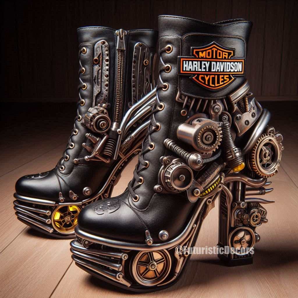 Harley Motorcycle Heels