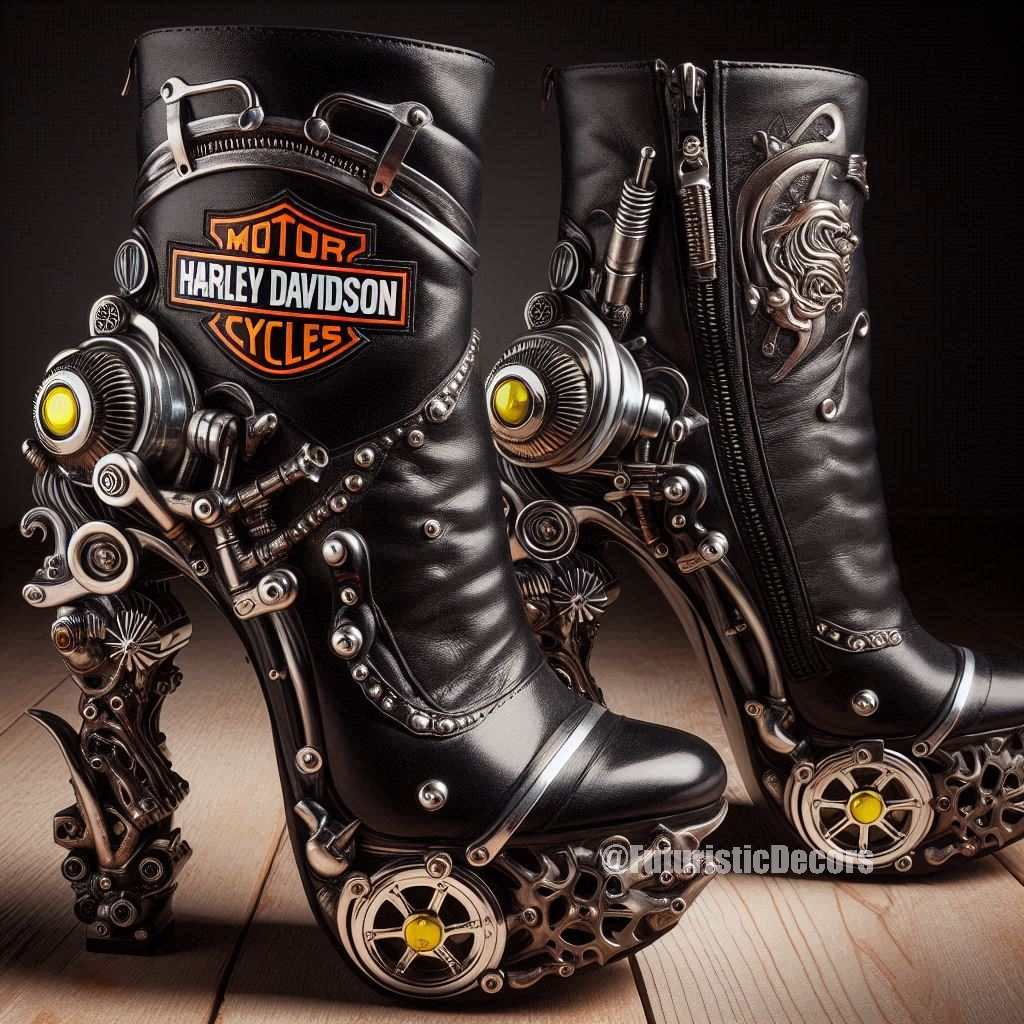 Harley Motorcycle Heels