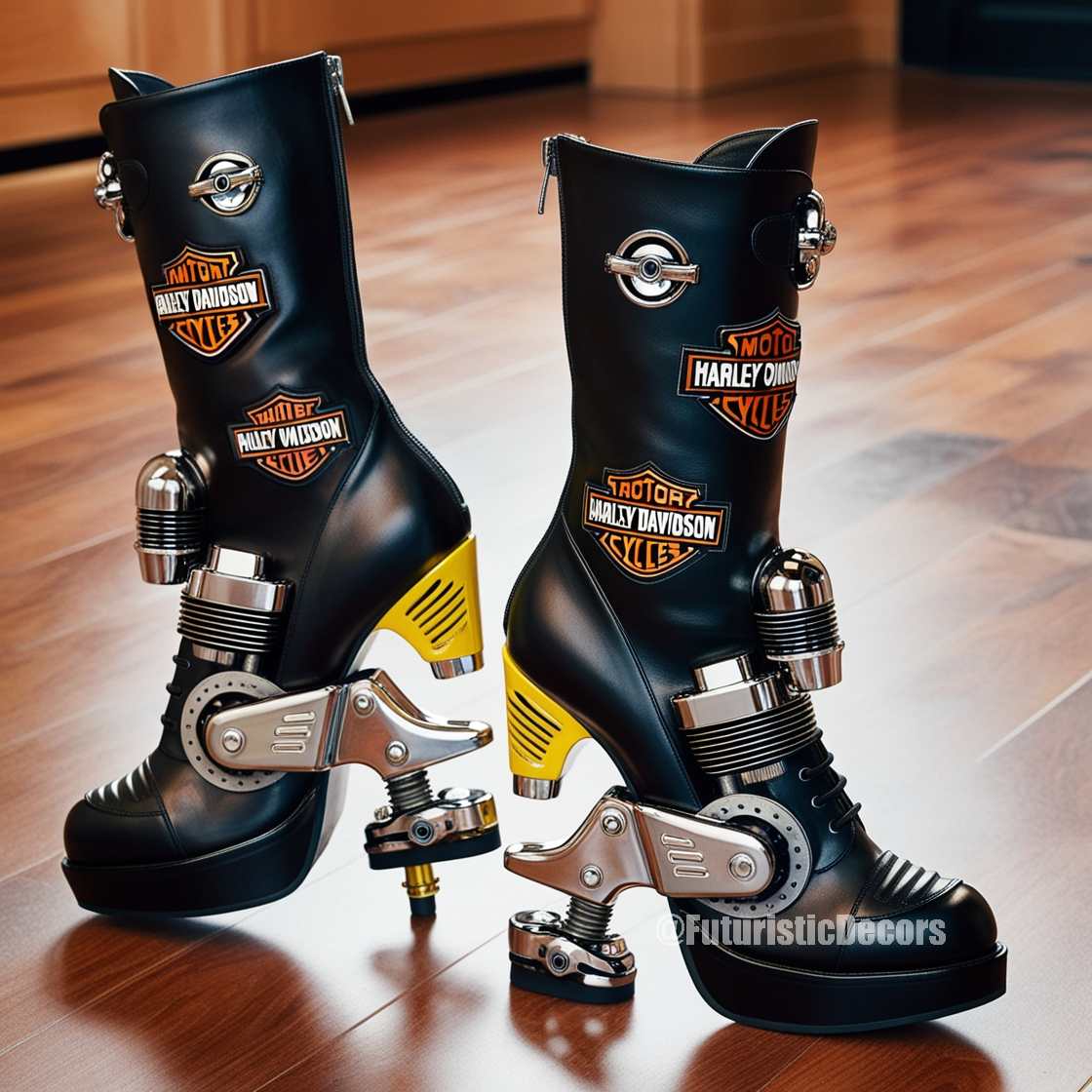 Harley Motorcycle Heels