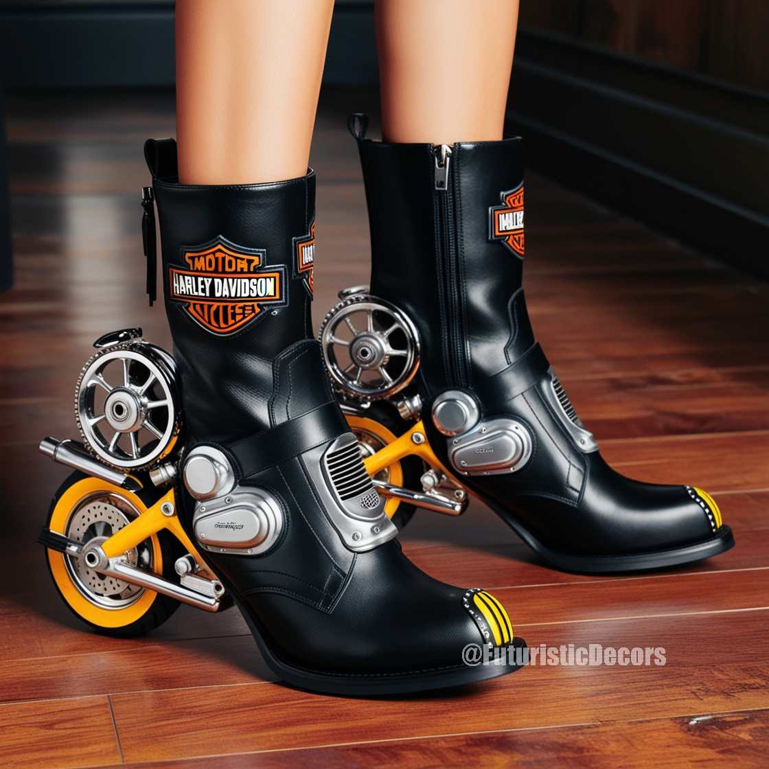 Harley Motorcycle Heels