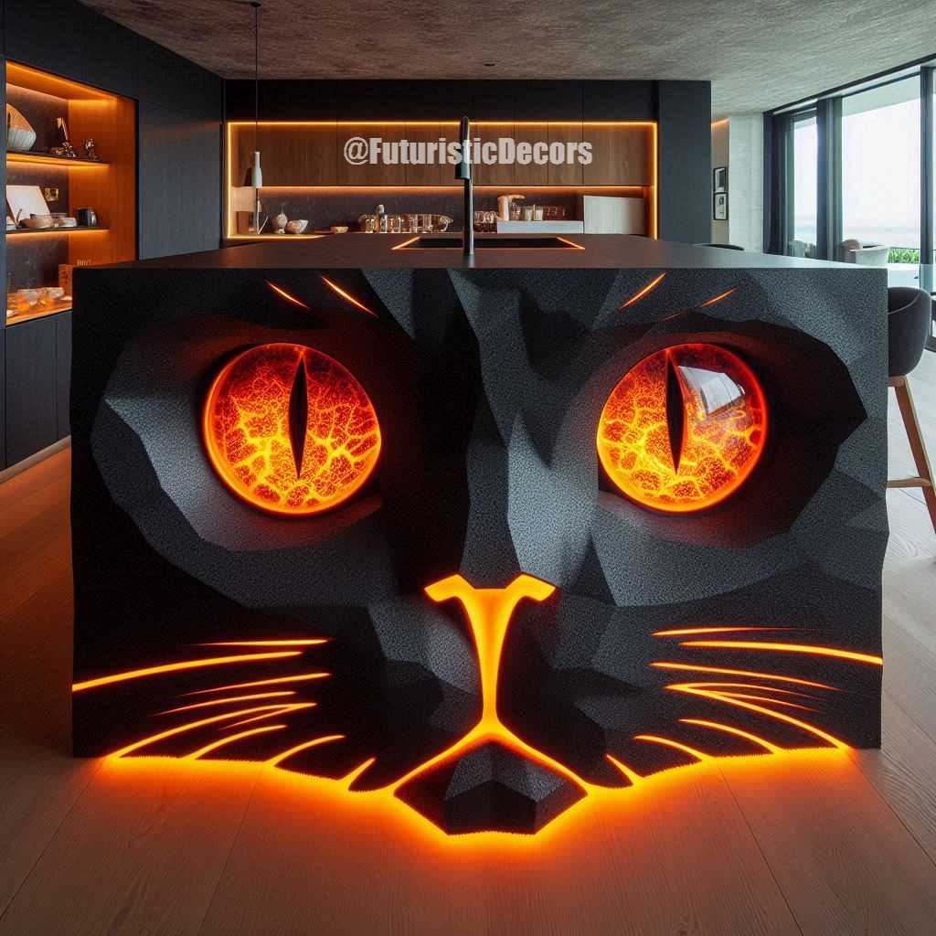 Cat Kitchen Islands