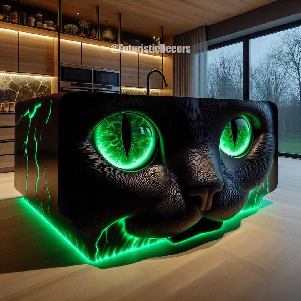 Cat Kitchen Islands