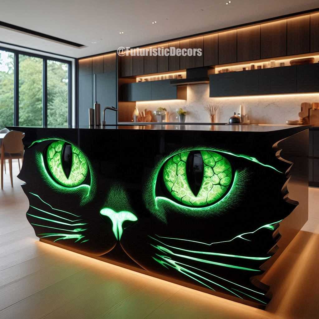 Cat Kitchen Islands