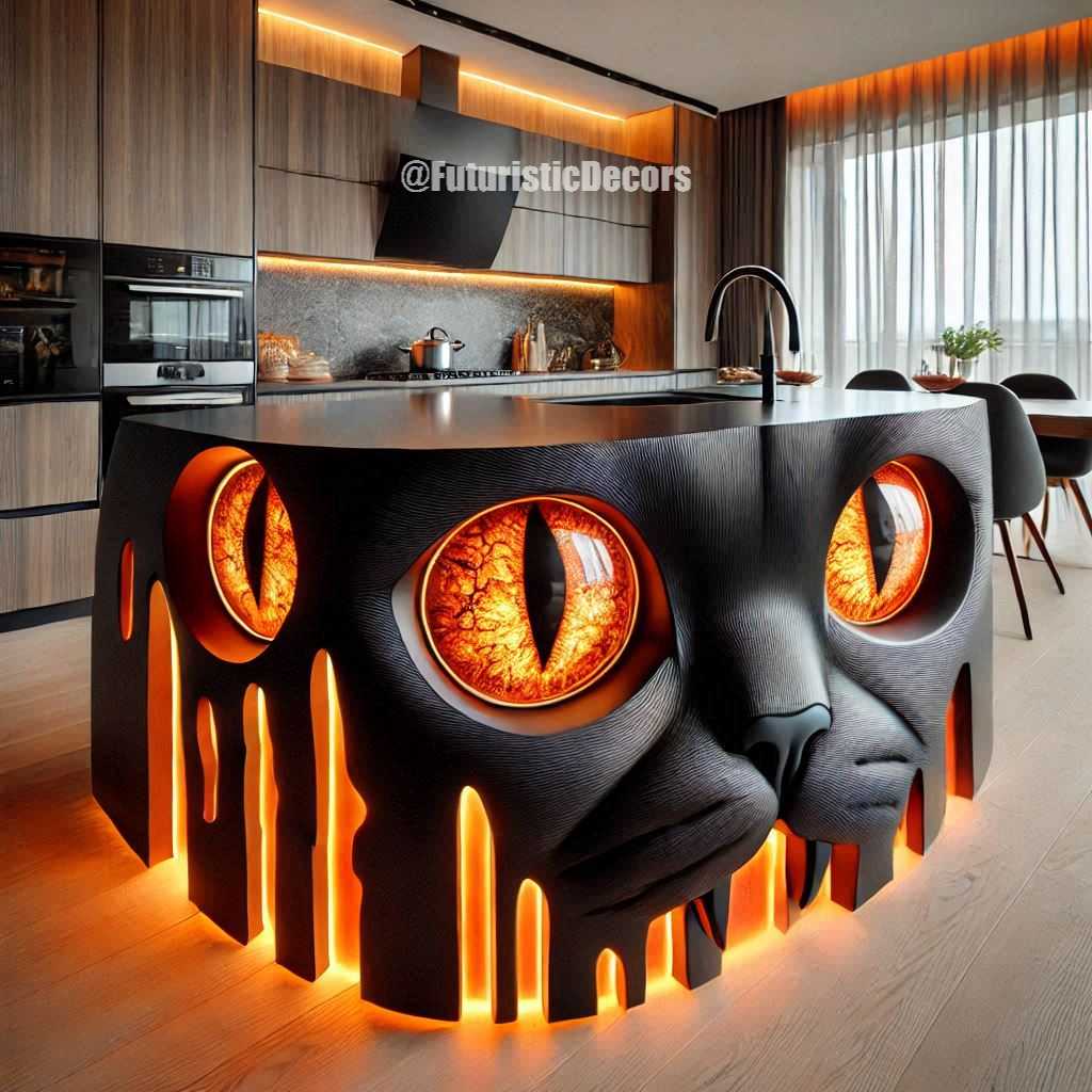 Cat Kitchen Islands