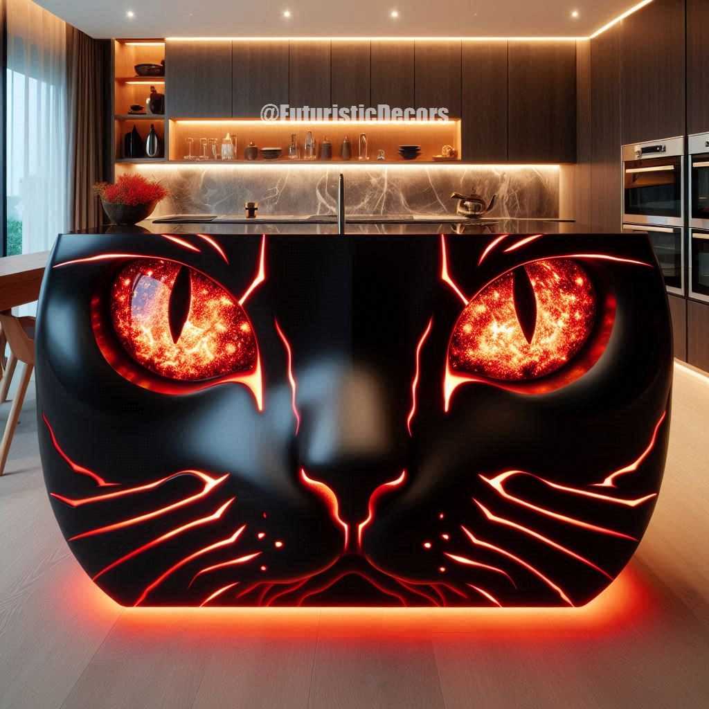 Cat Kitchen Islands