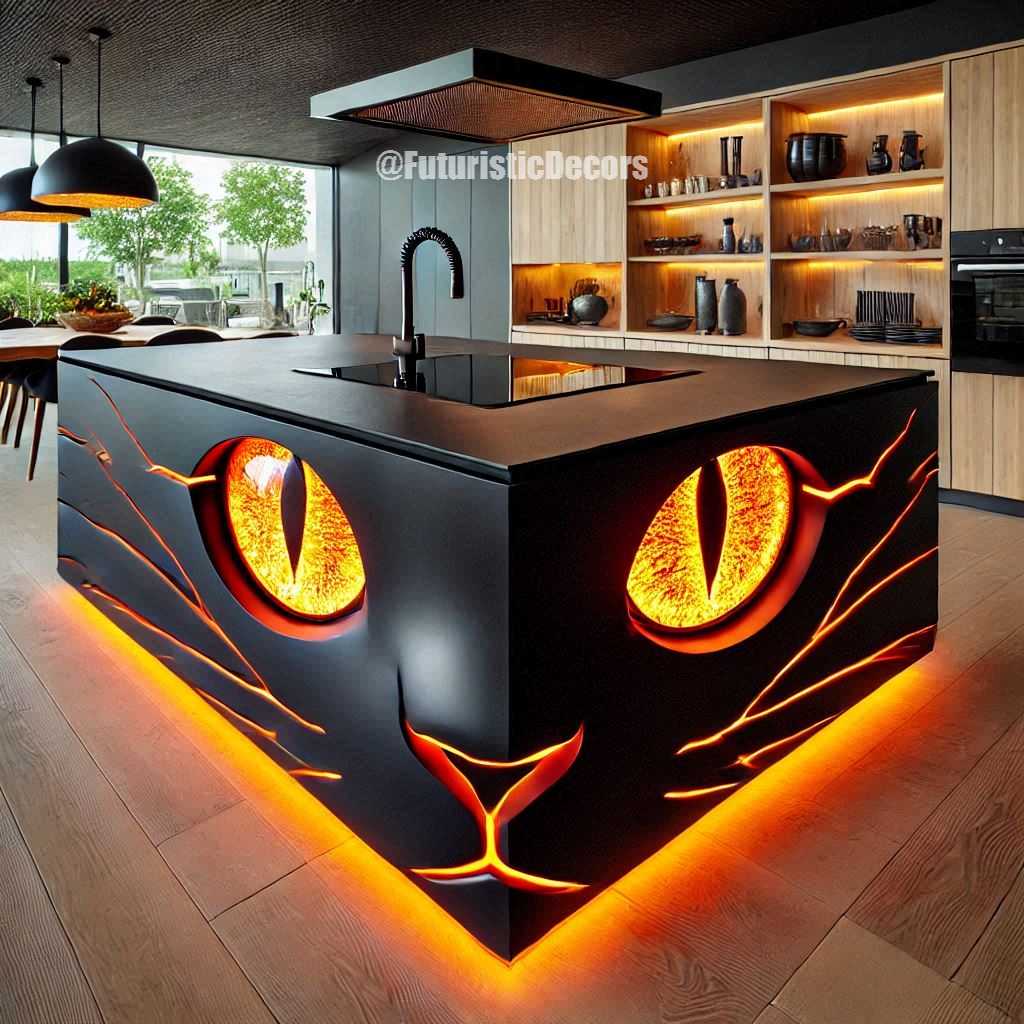 Cat Kitchen Islands