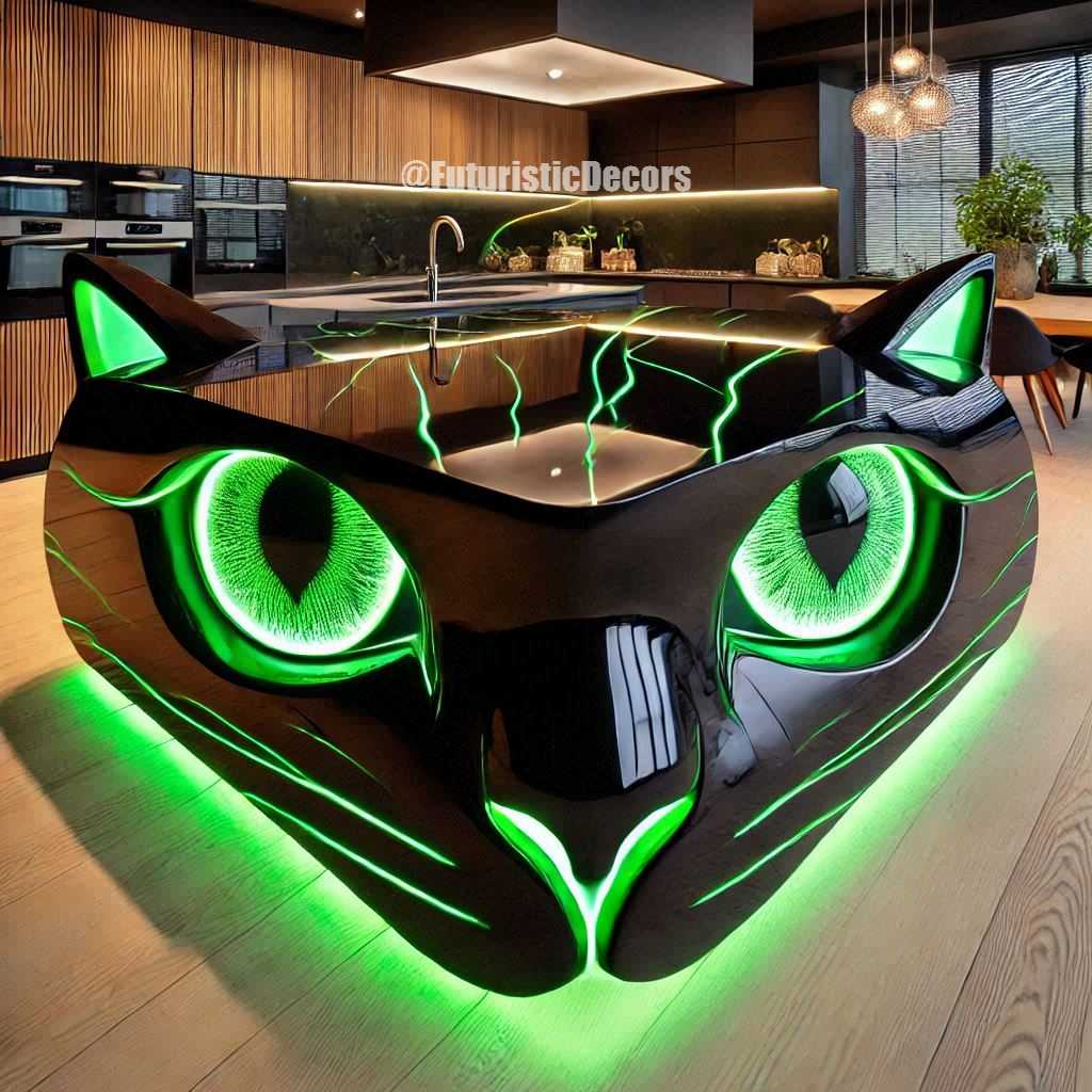 Cat Kitchen Islands