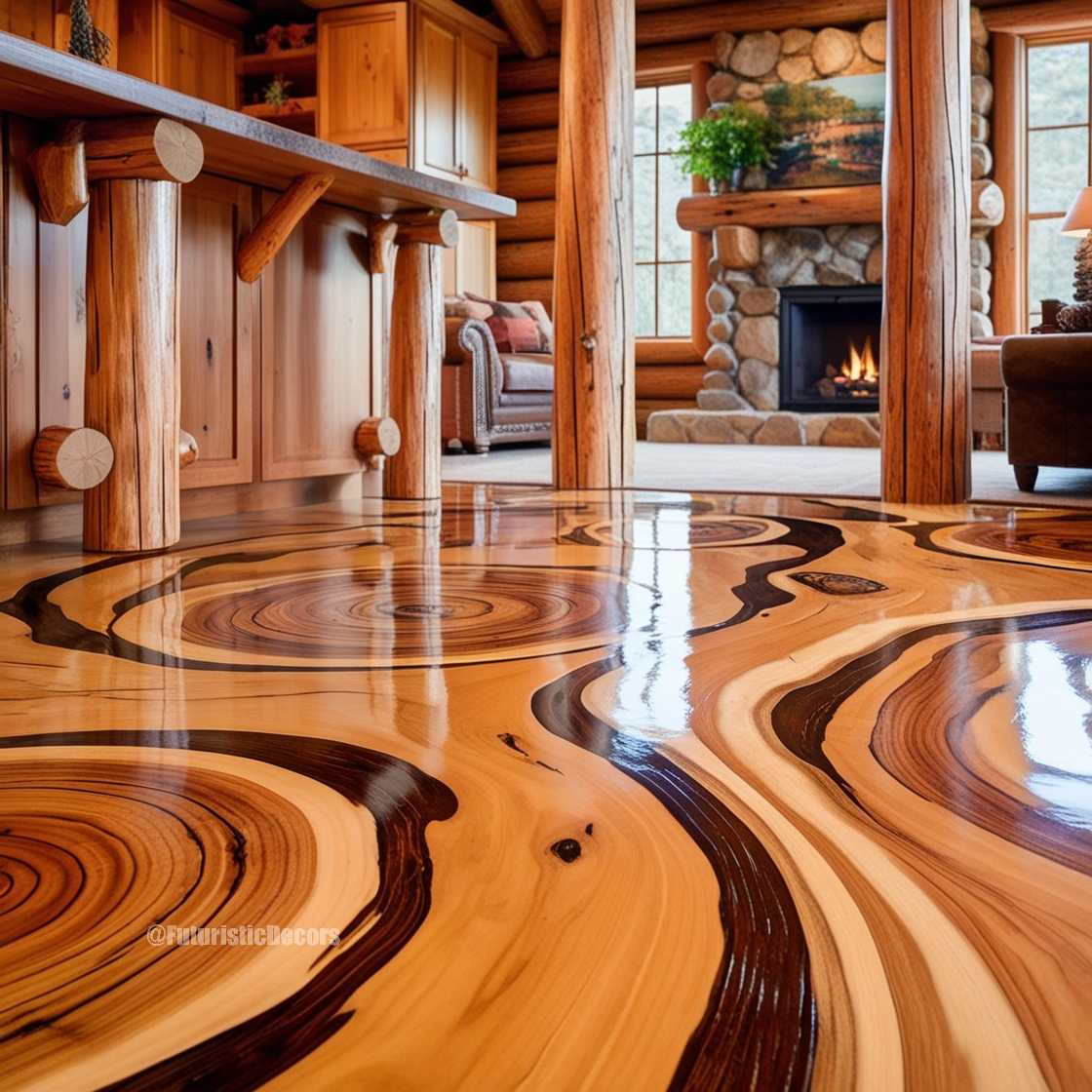 Log End Wood Floors