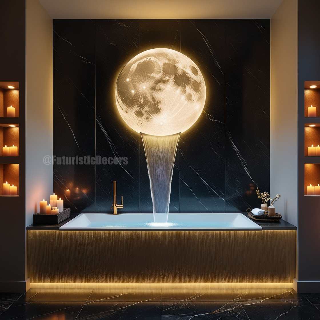 Moon Waterfall Bathtubs