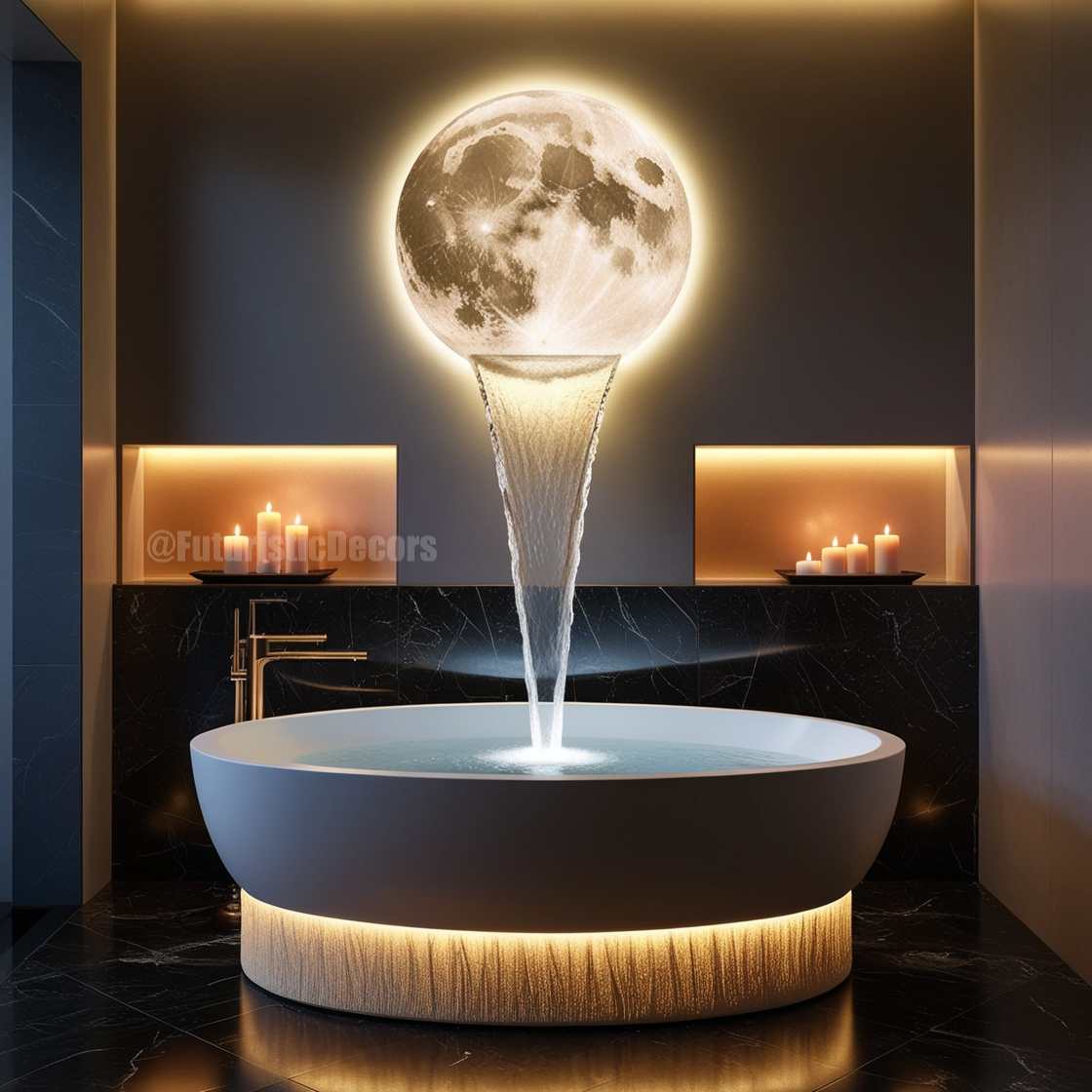 Moon Waterfall Bathtubs