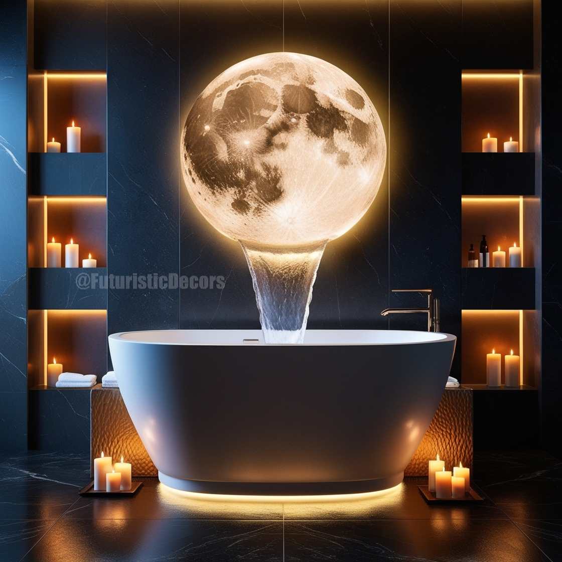 Moon Waterfall Bathtubs