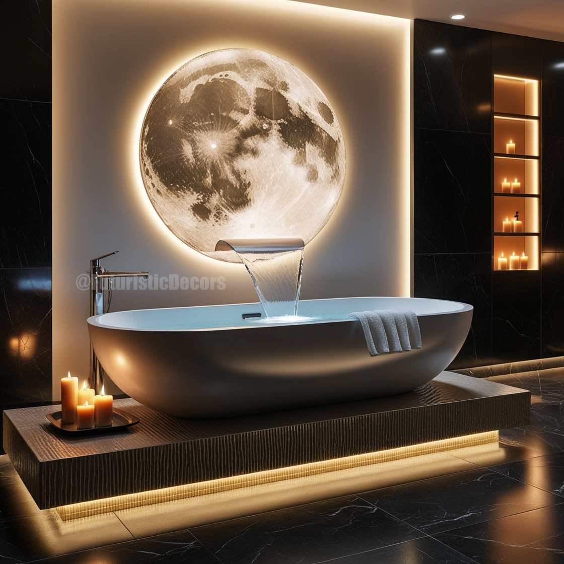 Moon Waterfall Bathtubs