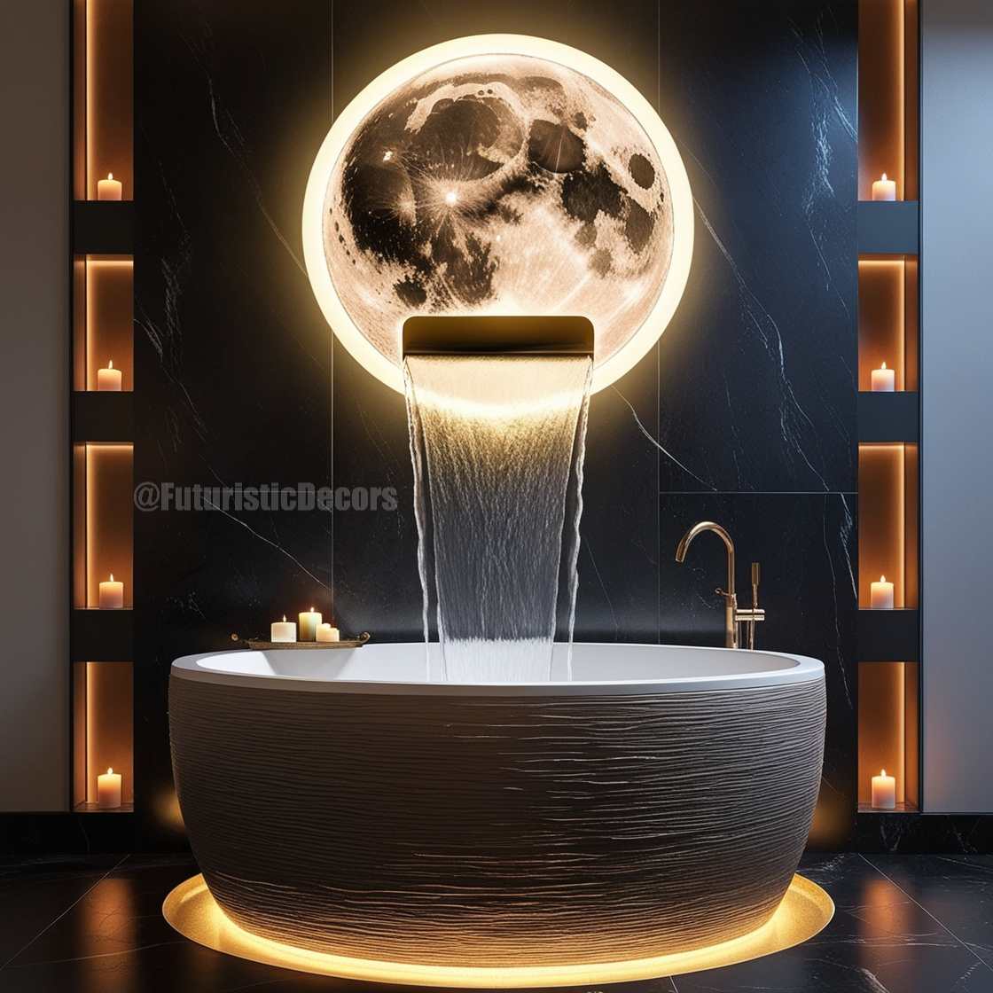 Moon Waterfall Bathtubs