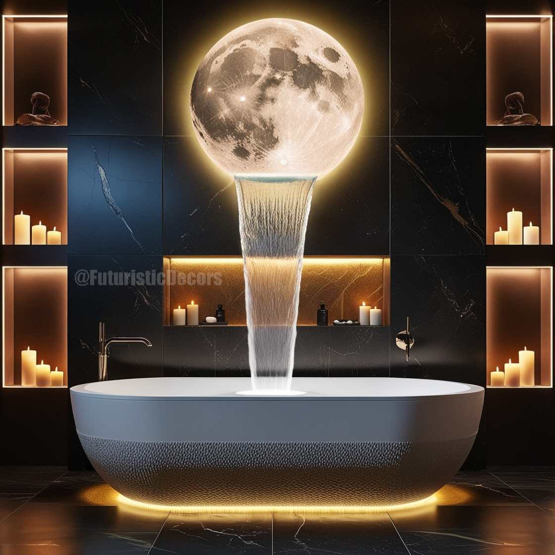 Moon Waterfall Bathtubs