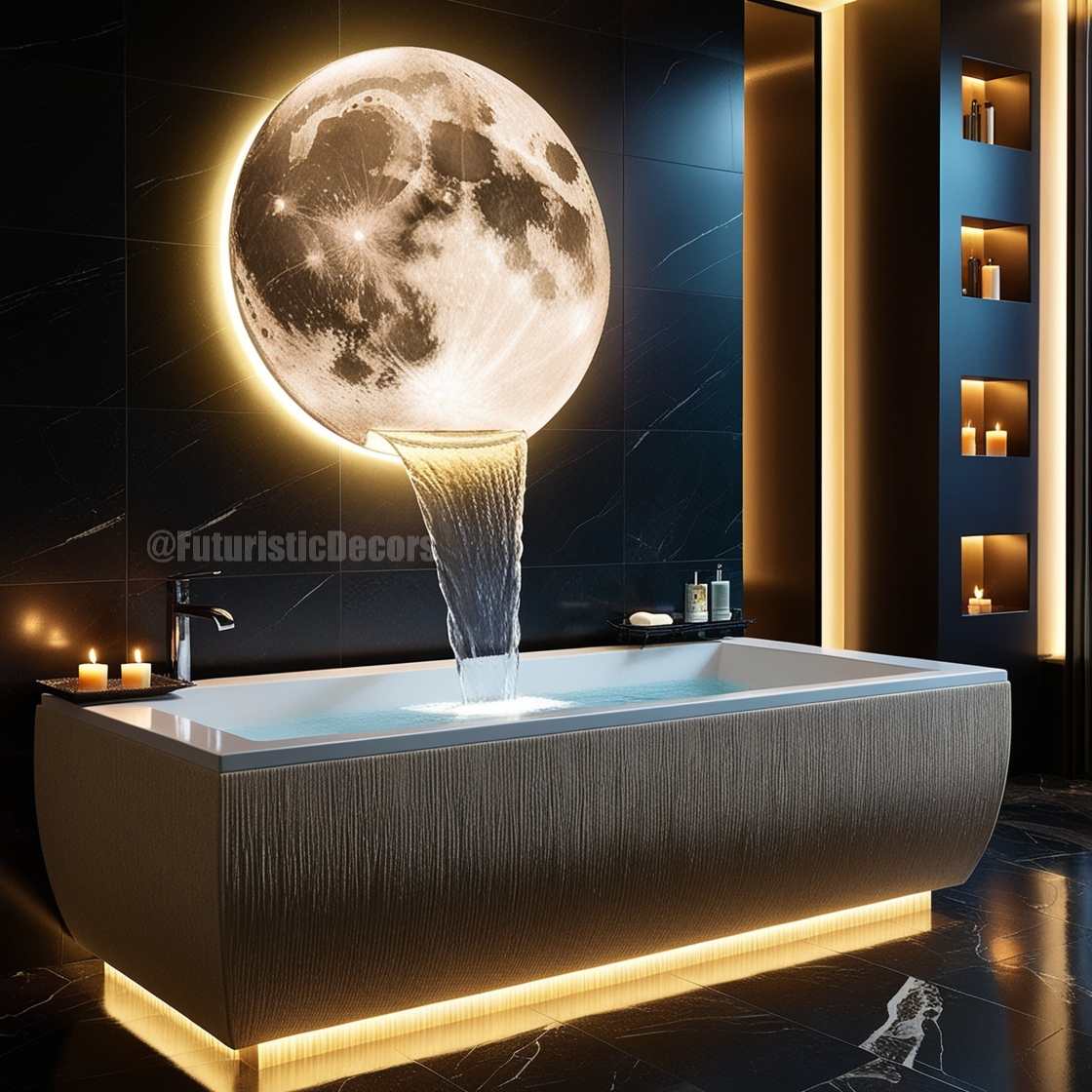 Moon Waterfall Bathtubs