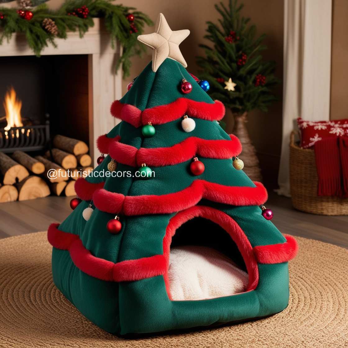 Christmas Dog Beds