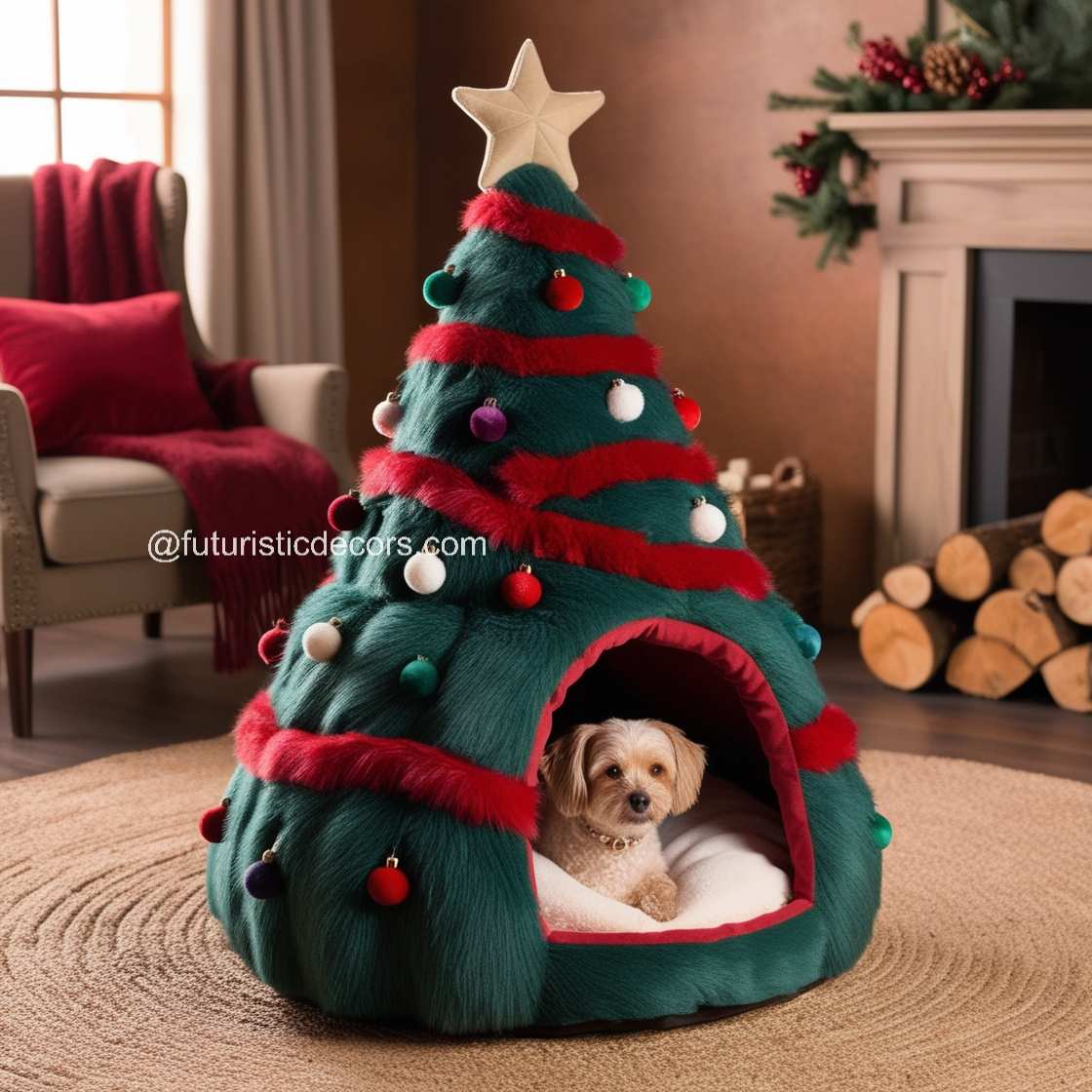 Christmas Dog Beds