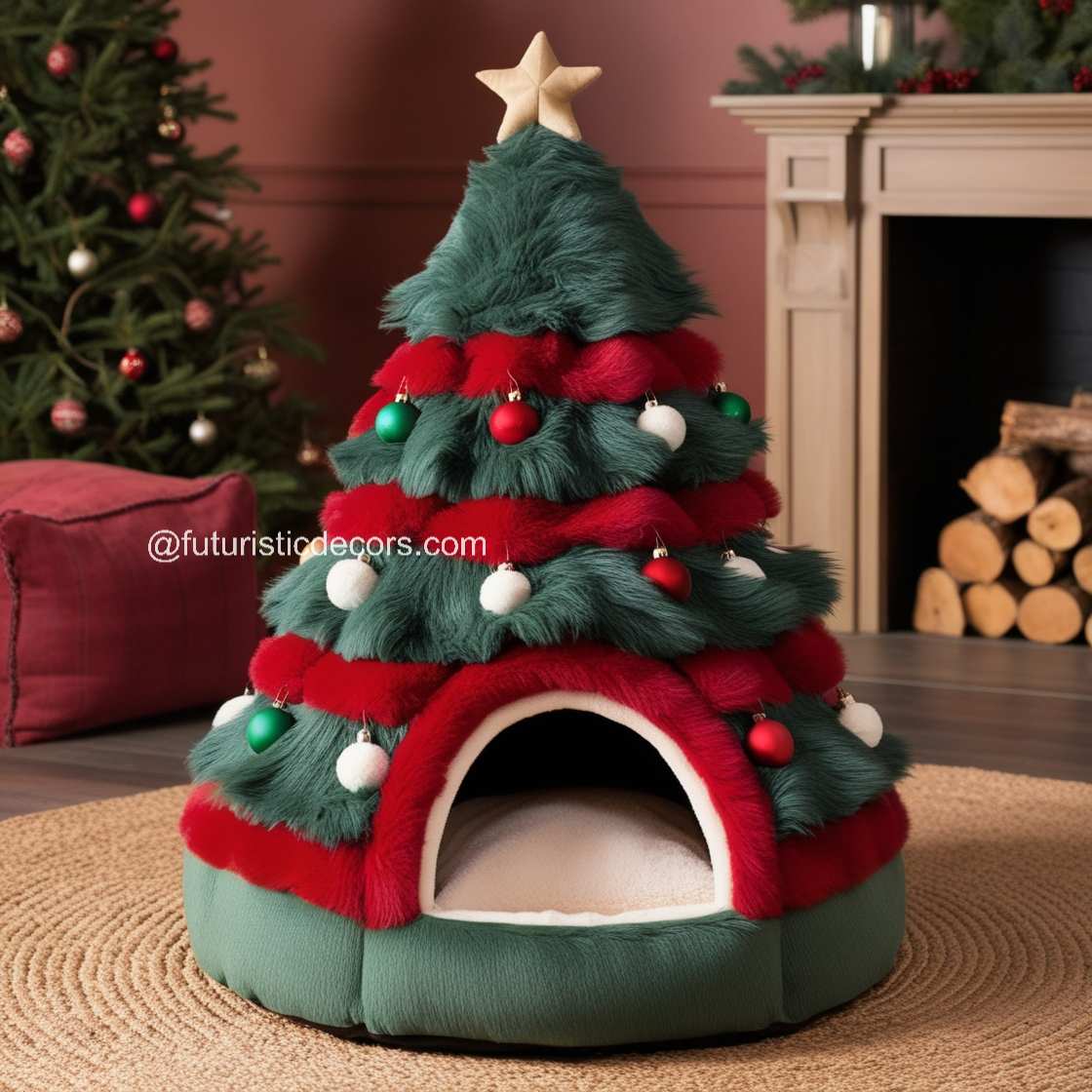 Christmas Dog Beds