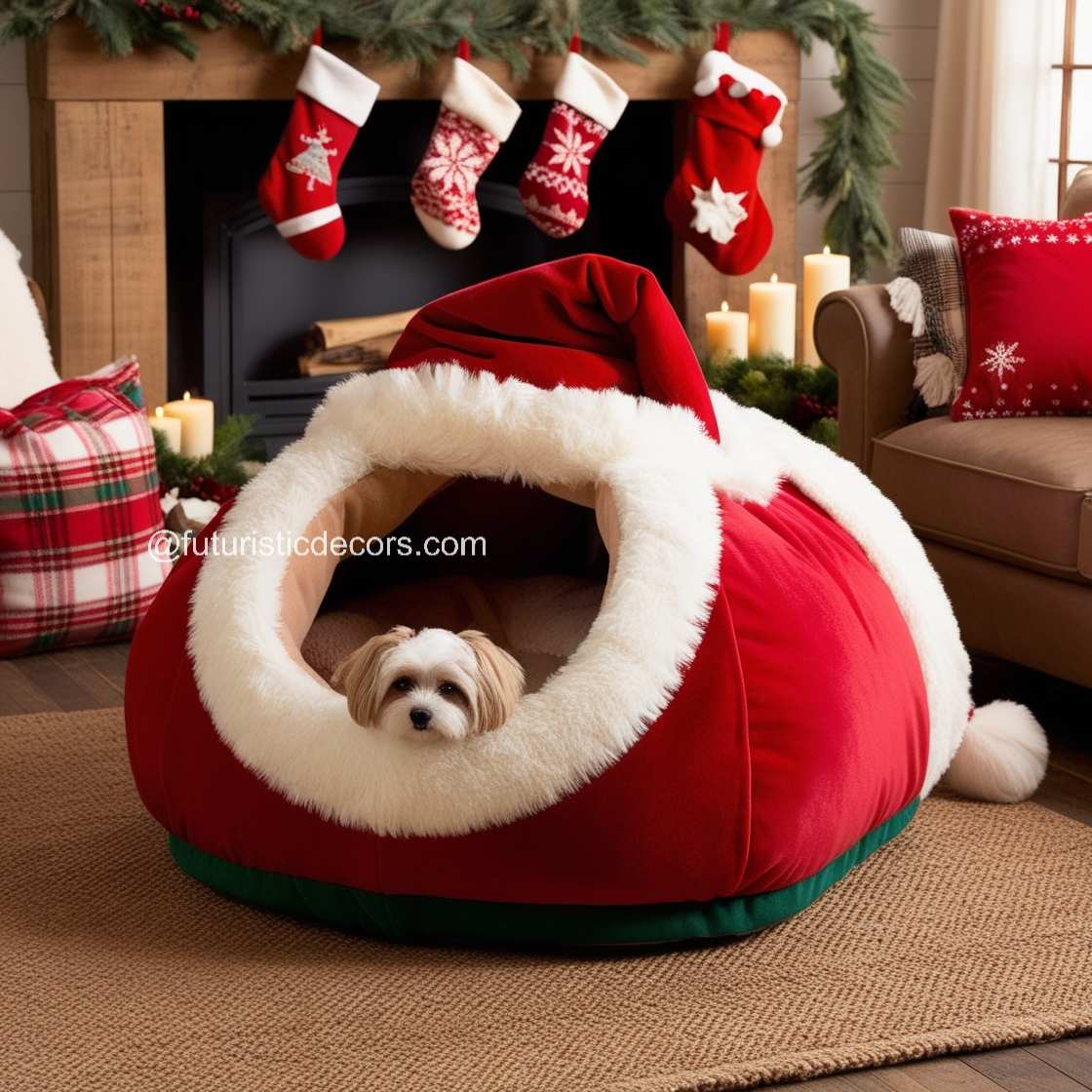 Christmas Dog Beds