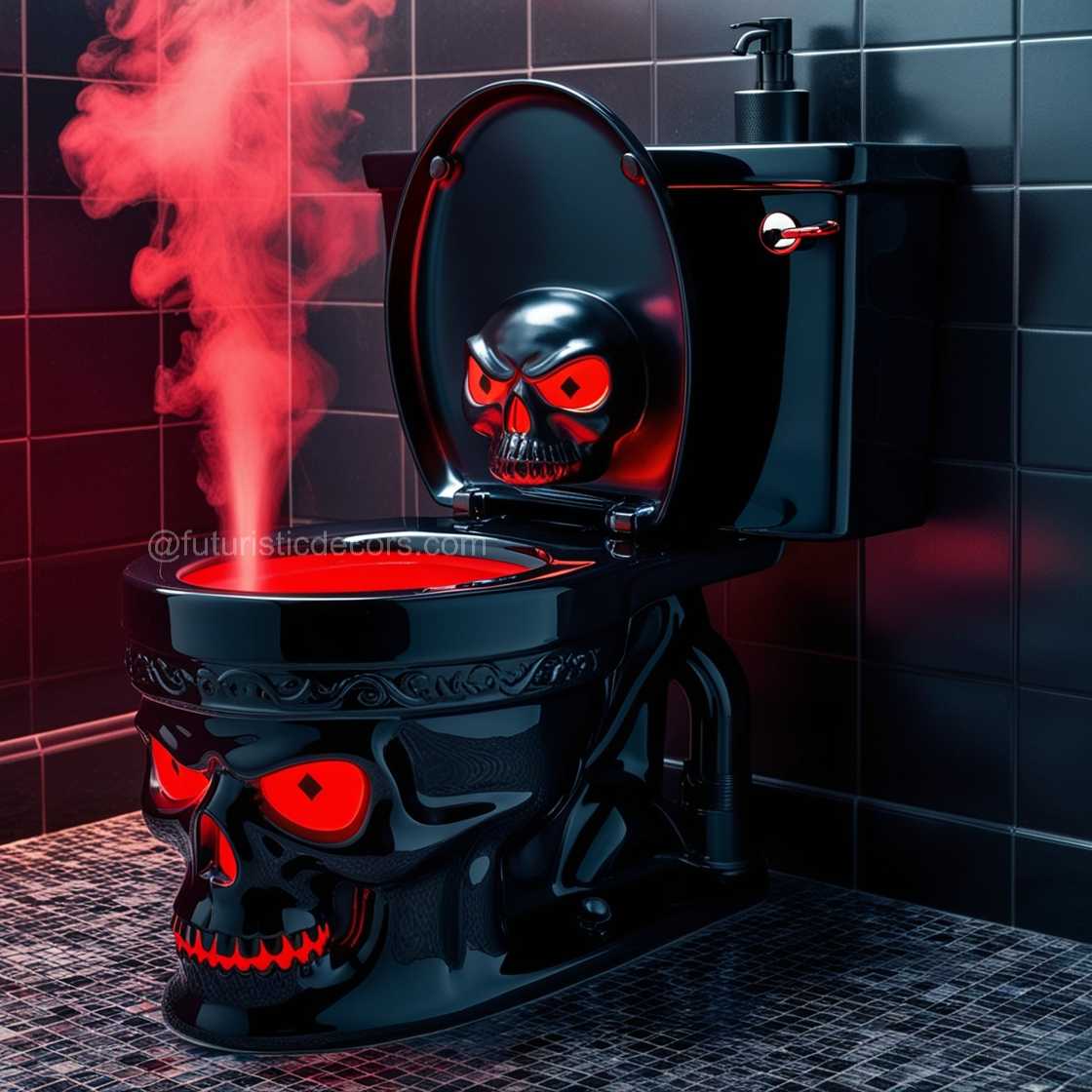 Skull Toilet