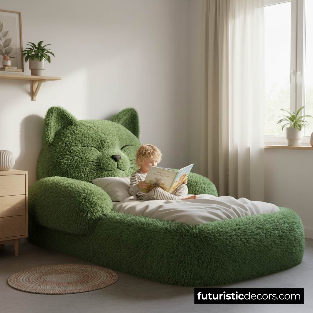 Giant Cat Shaped Bed