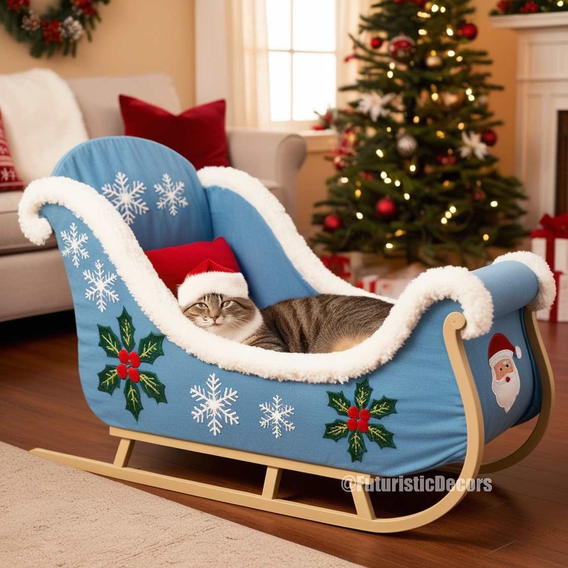 Sleigh Cat Beds