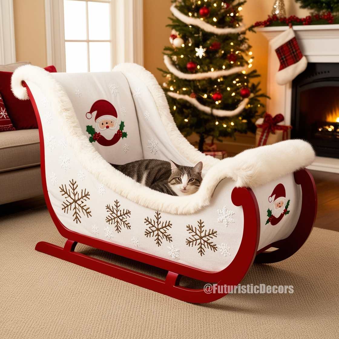 Sleigh Cat Beds