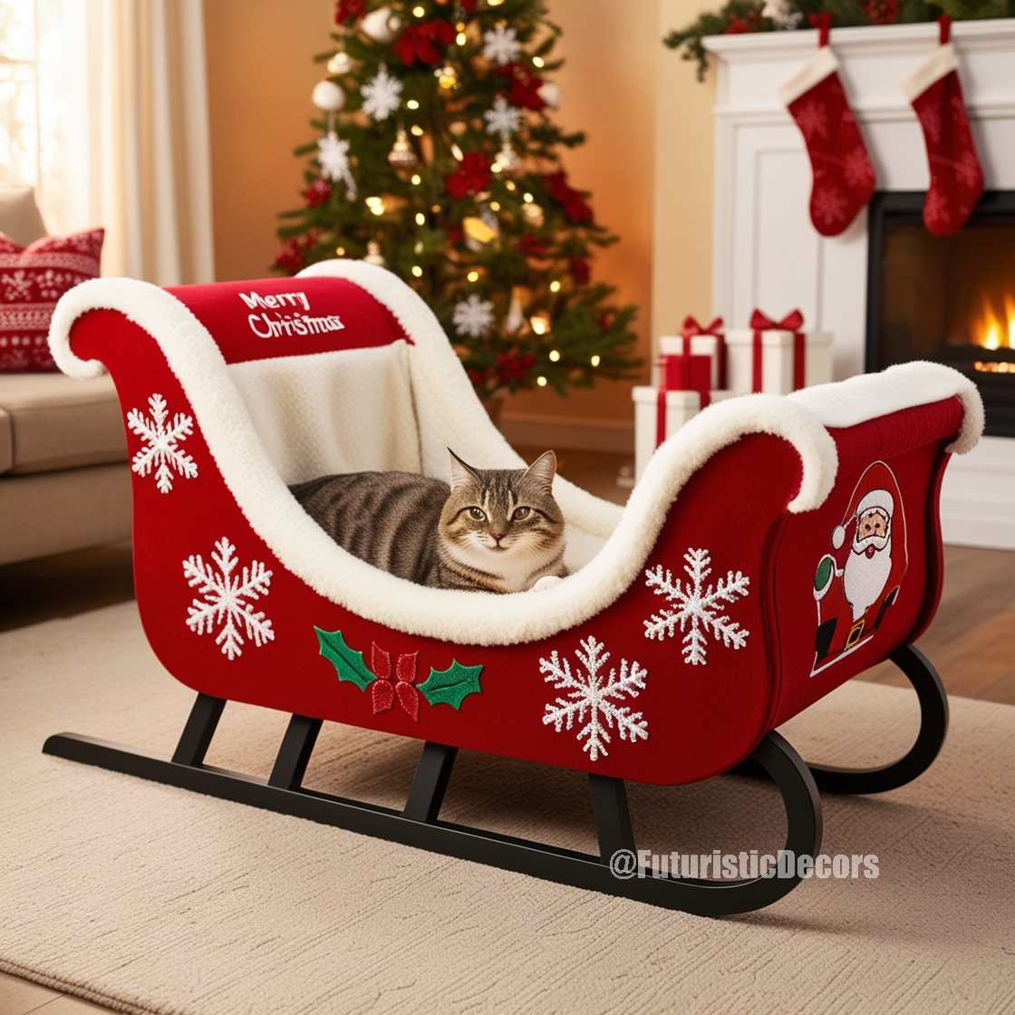 Sleigh Cat Beds