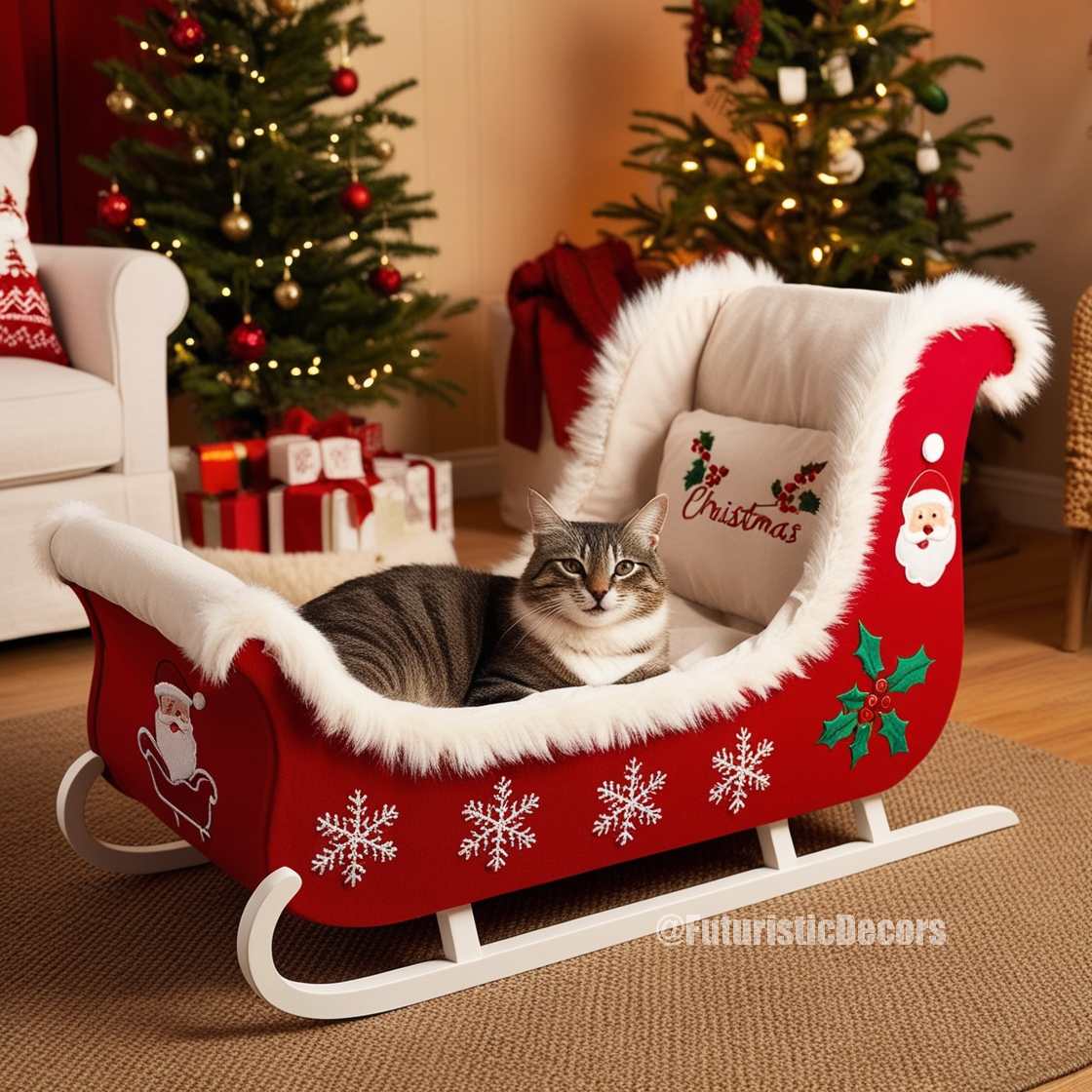 Sleigh Cat Beds