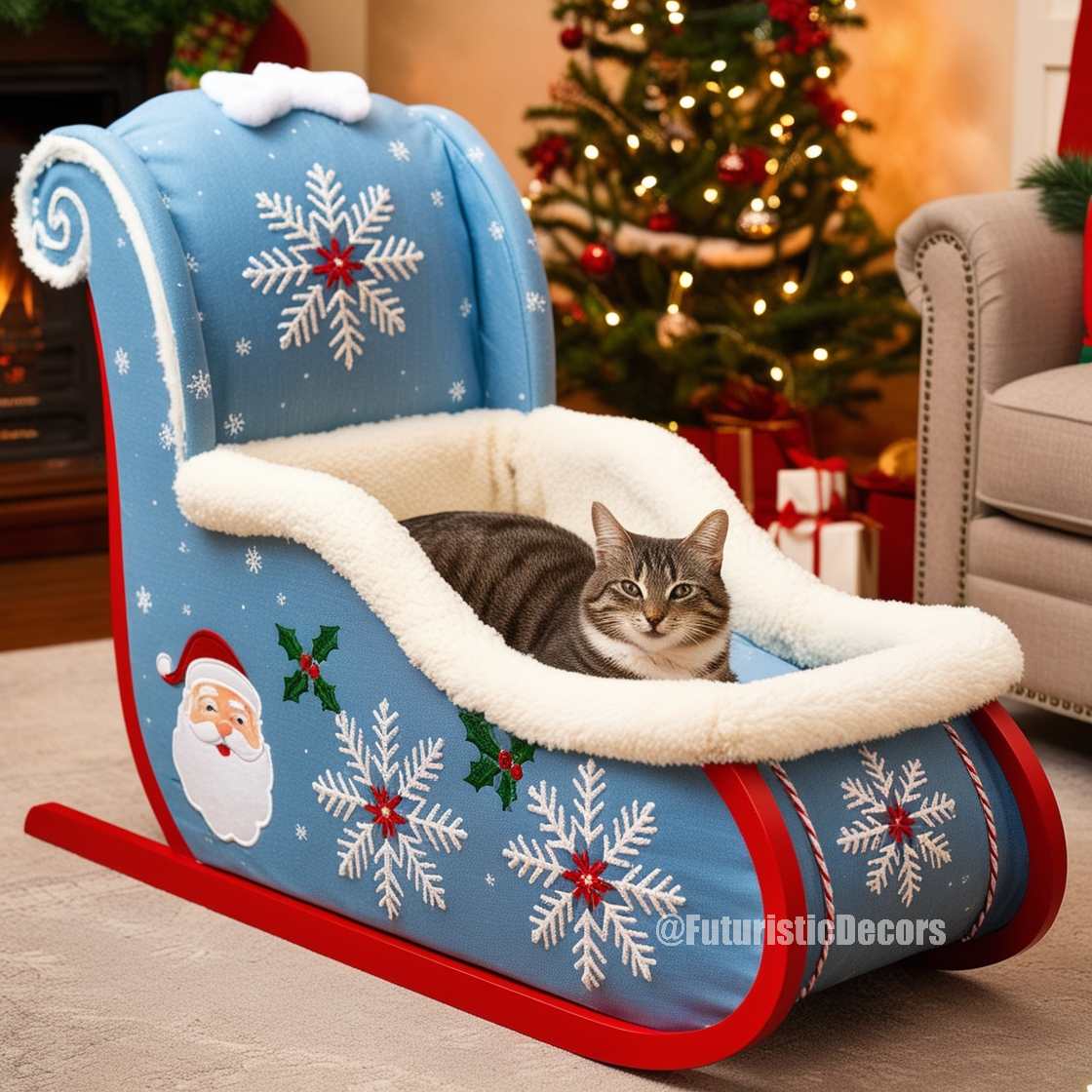 Sleigh Cat Beds