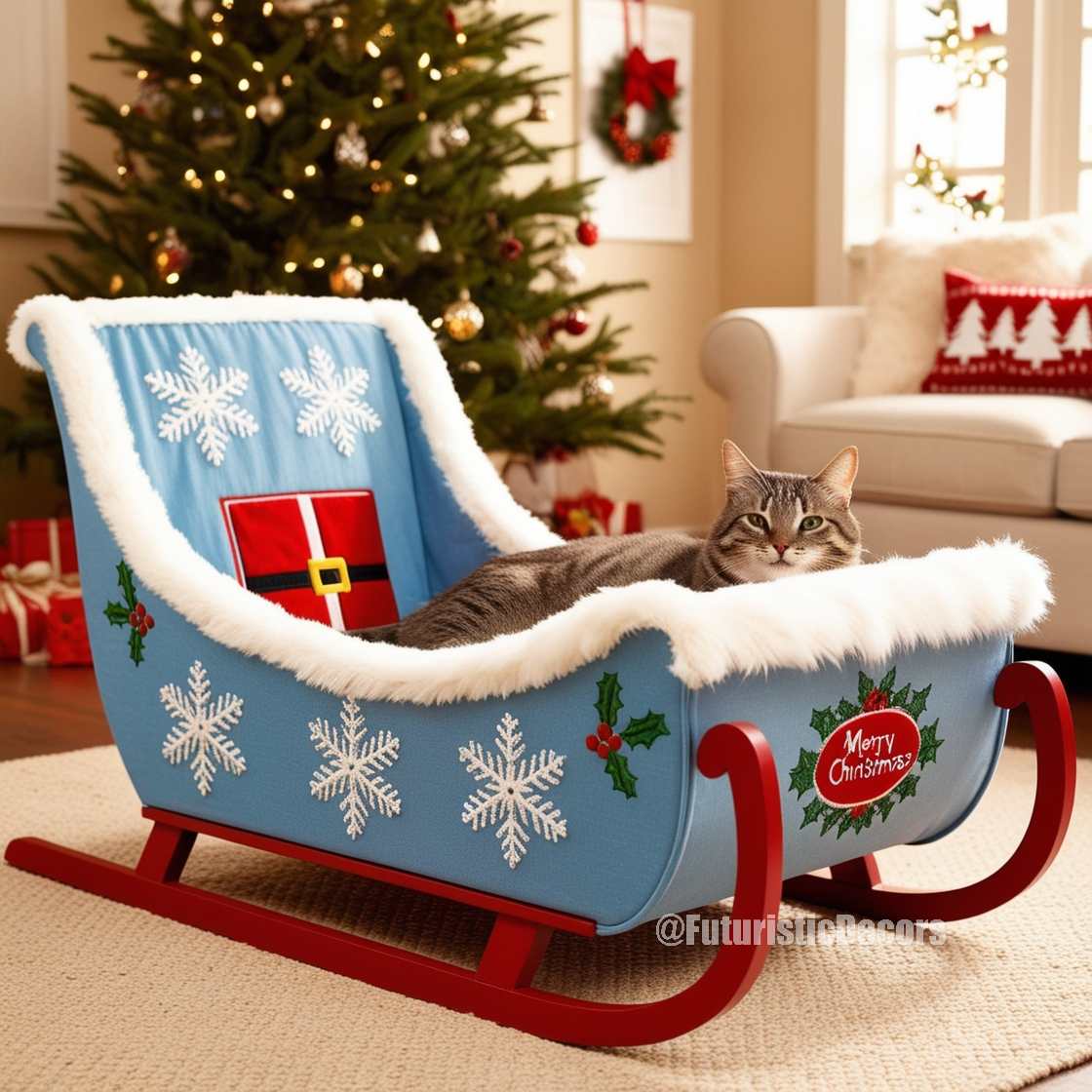 Sleigh Cat Beds