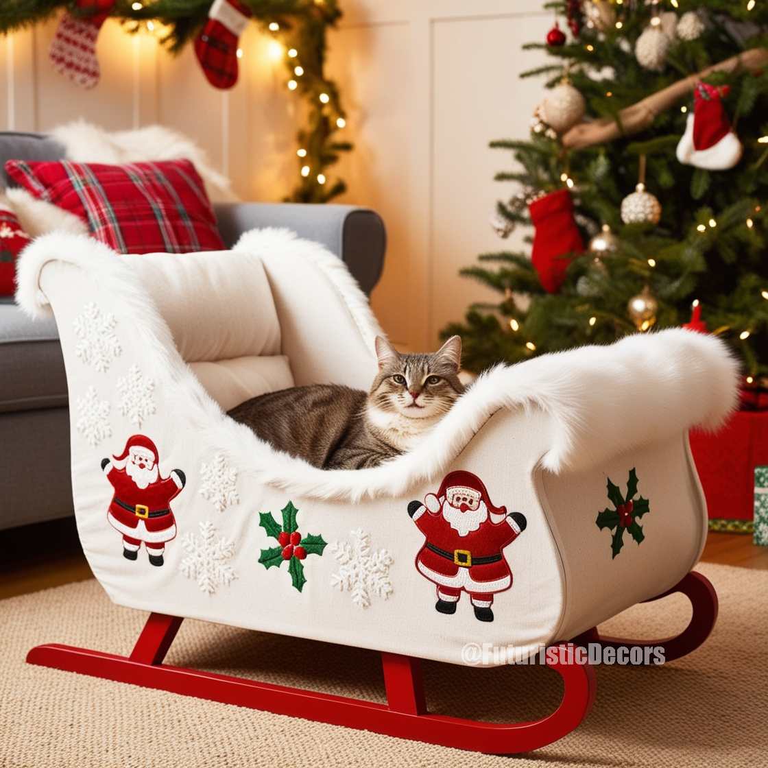 Sleigh Cat Beds