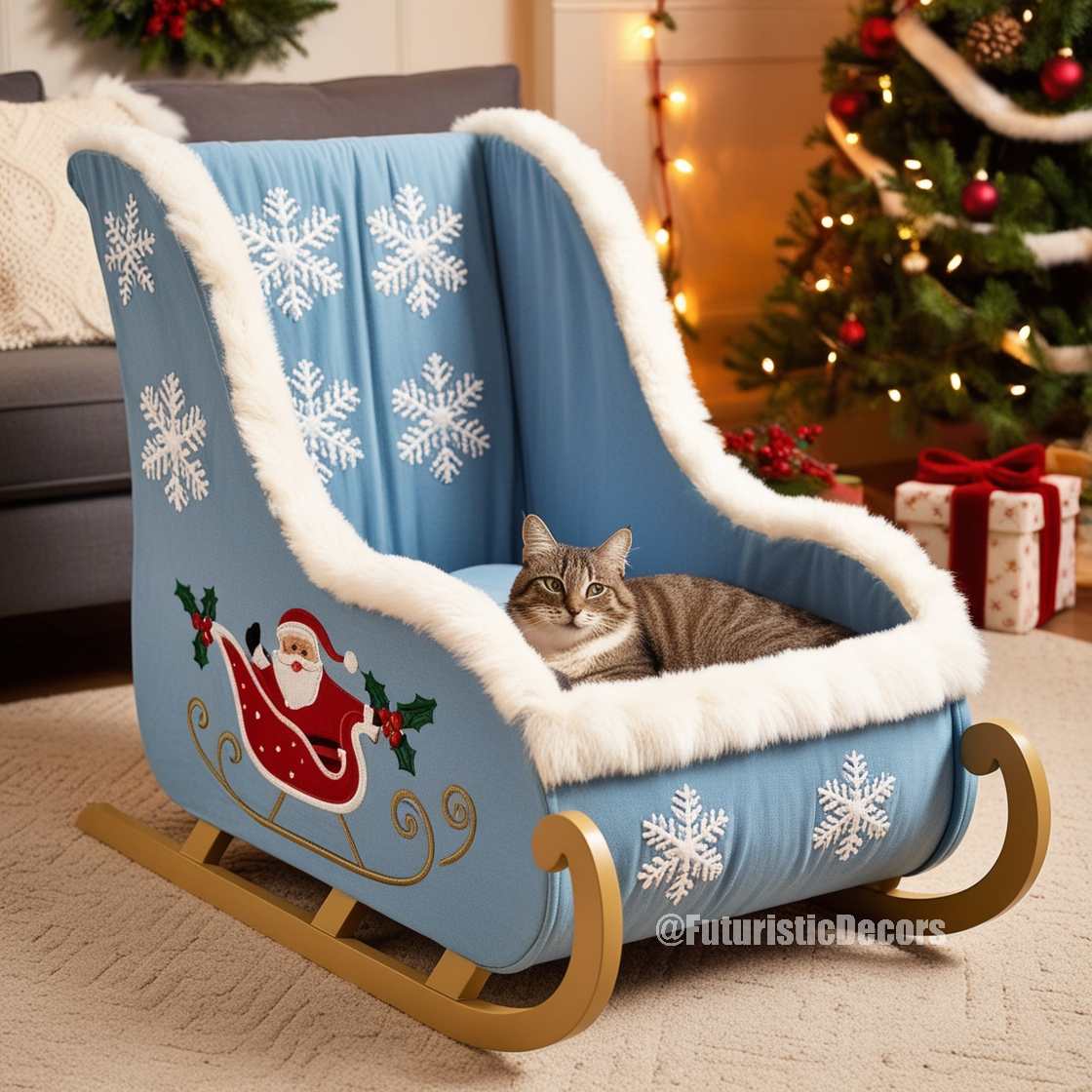 Sleigh Cat Beds